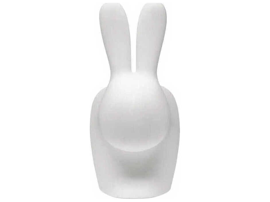 Qeeboo Rabbit Translucent White Table Lamp