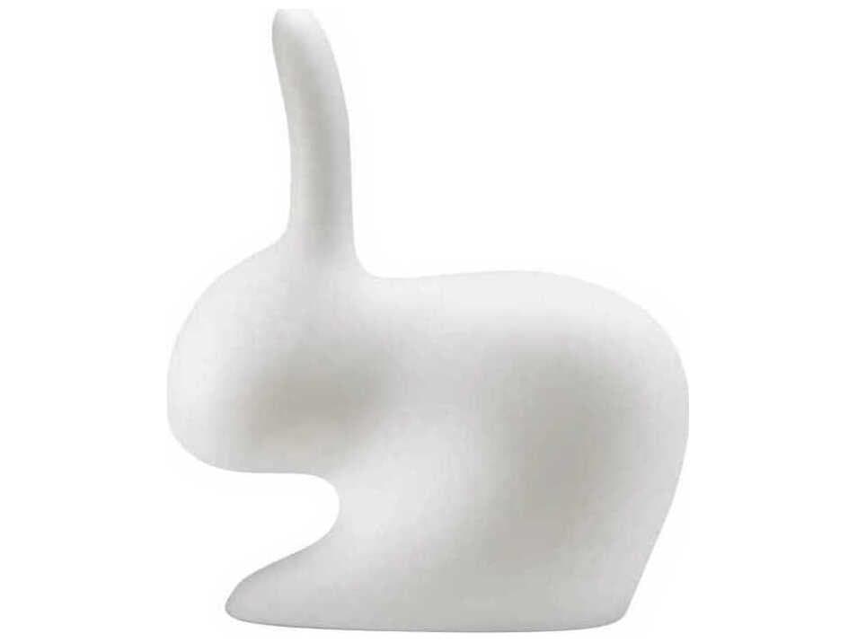 Qeeboo Rabbit Translucent White Table Lamp