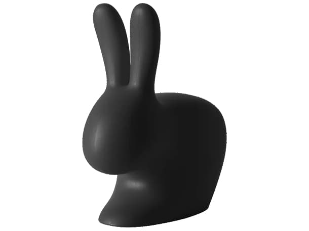 Qeeboo Rabbit Black Doorstopper