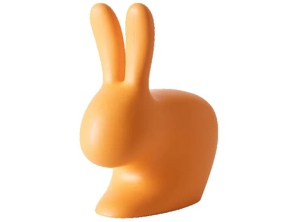Qeeboo Rabbit Orange Doorstopper