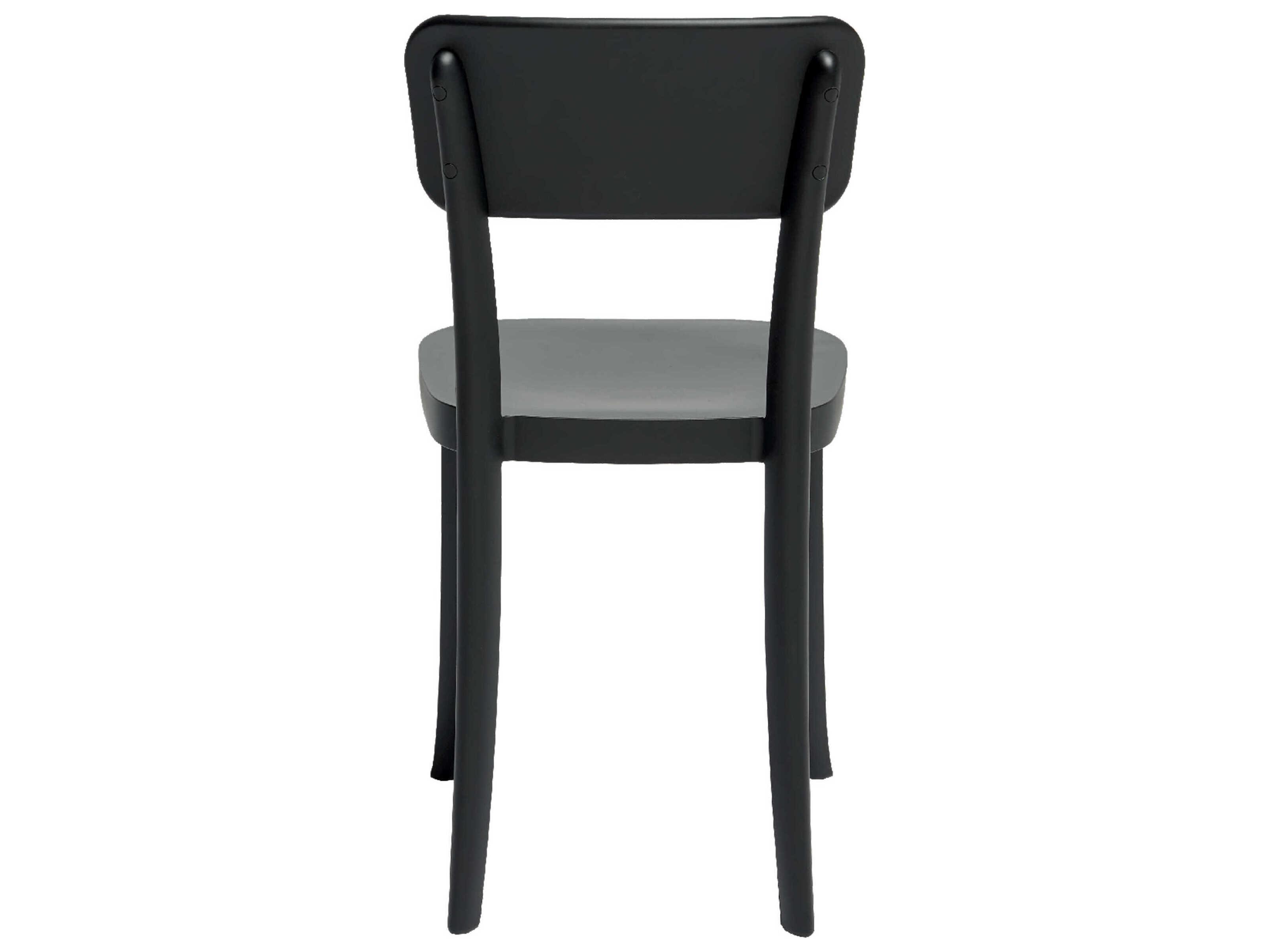 Qeeboo Outdoor K Black Polypropylene Dining Chair (Set of 2)