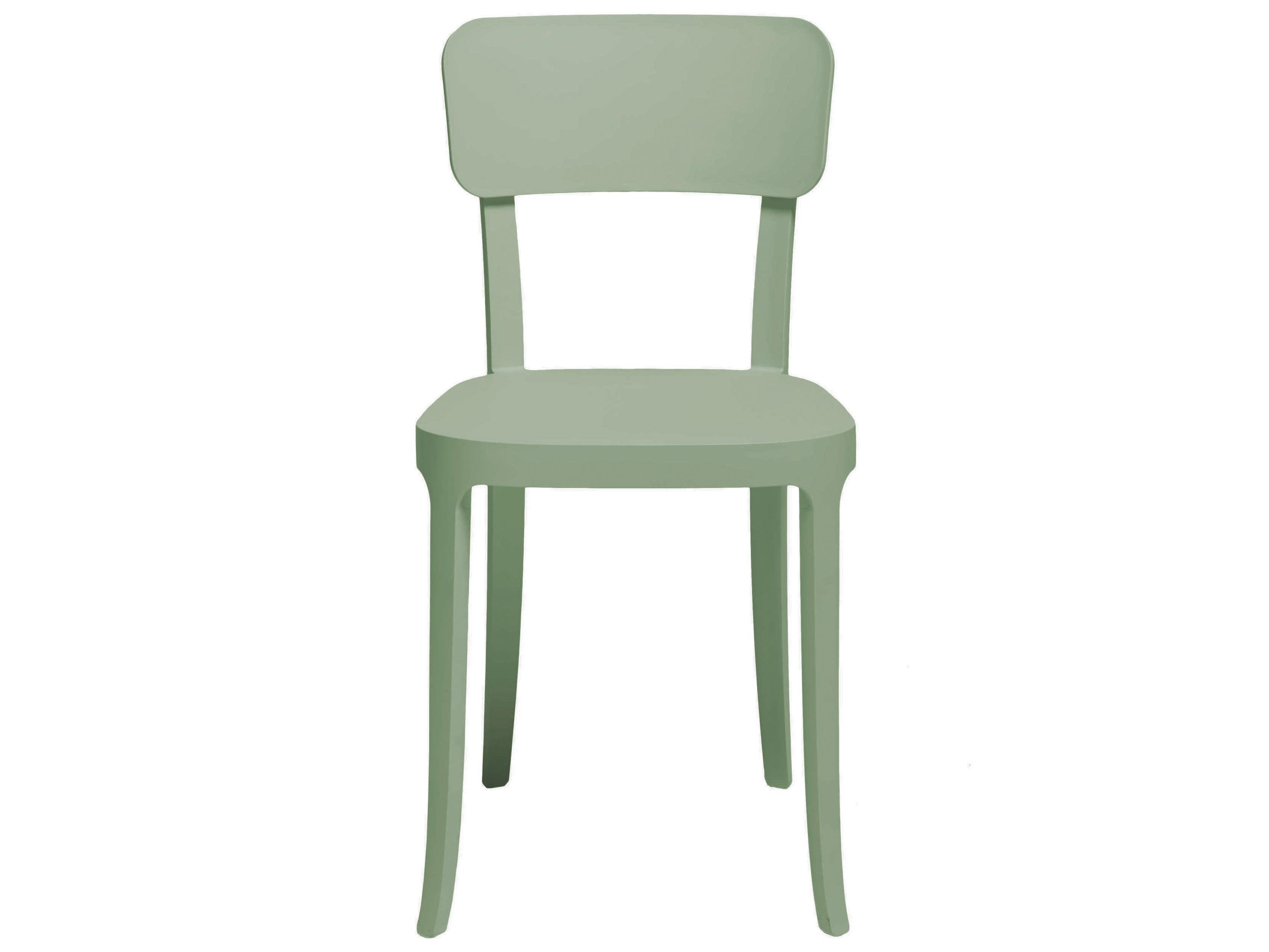 Qeeboo Outdoor K Green Polypropylene Dining Chair (Set of 2)
