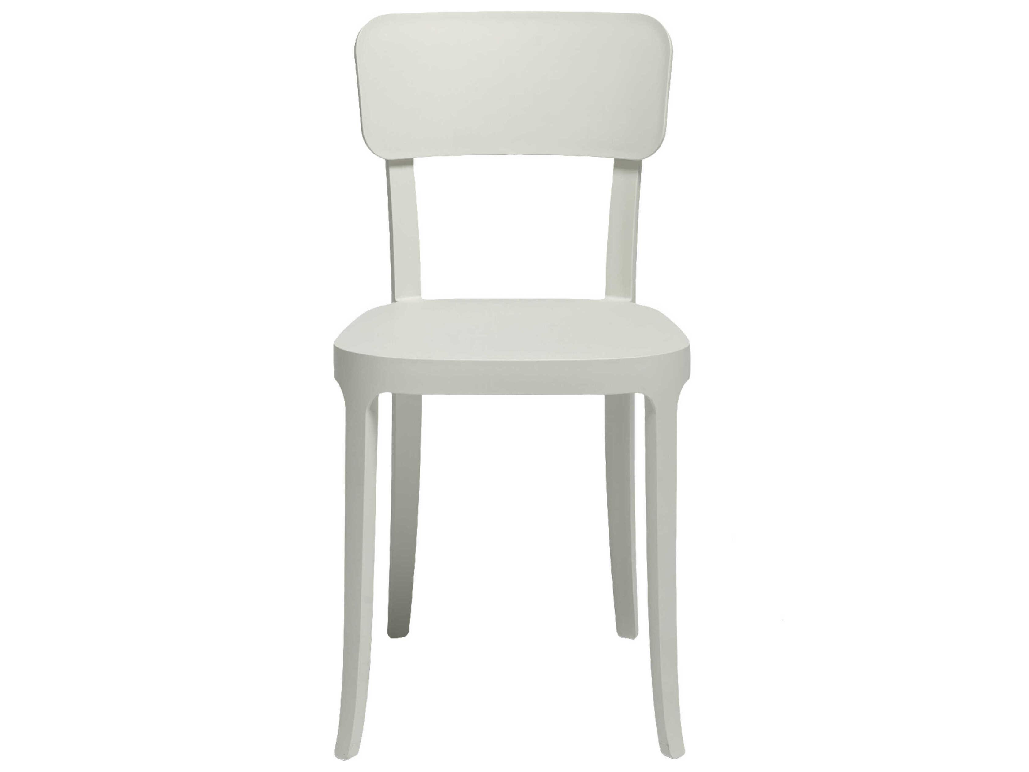 Qeeboo Outdoor K White Polypropylene Dining Chair (Set of 2)