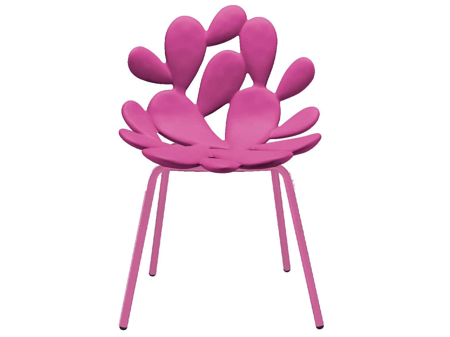Qeeboo Outdoor Filicudi Bright Pink Recycled Plastic Dining Chair (Set of 2)