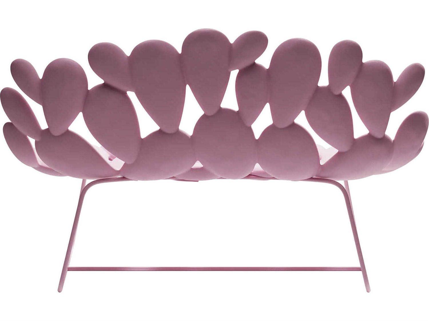 Qeeboo Outdoor Filicudi Pink Recycled Plastic Sofa