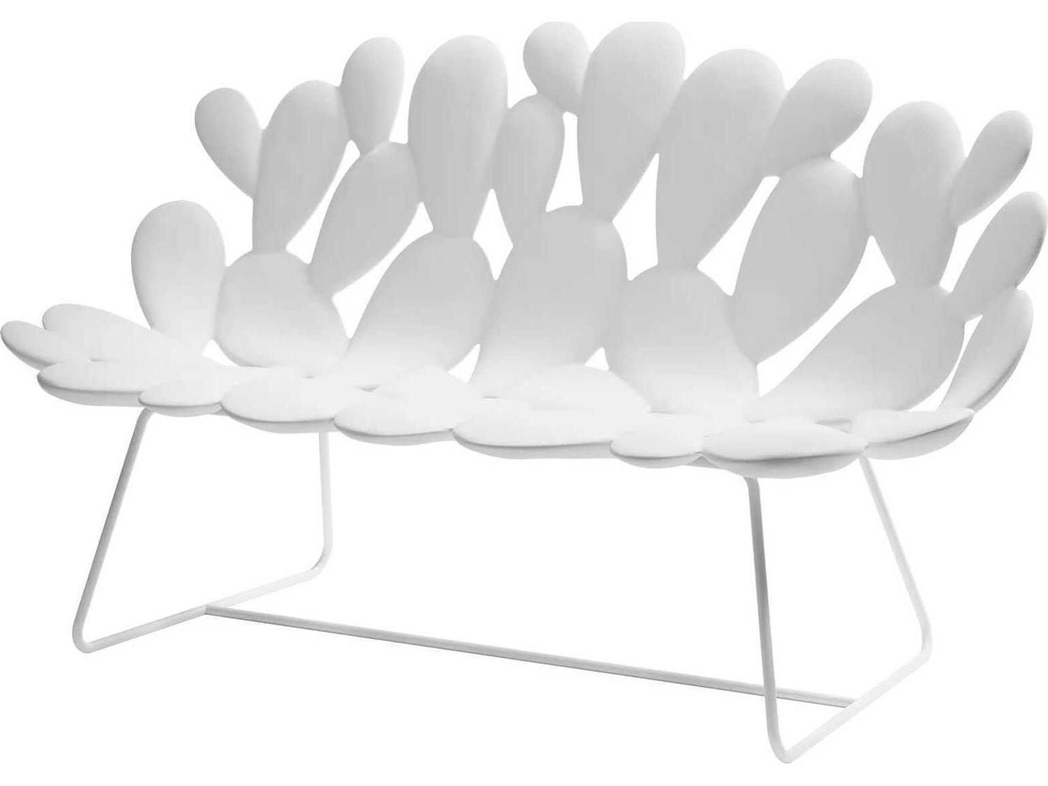 Qeeboo Outdoor Filicudi White Recycled Plastic Sofa