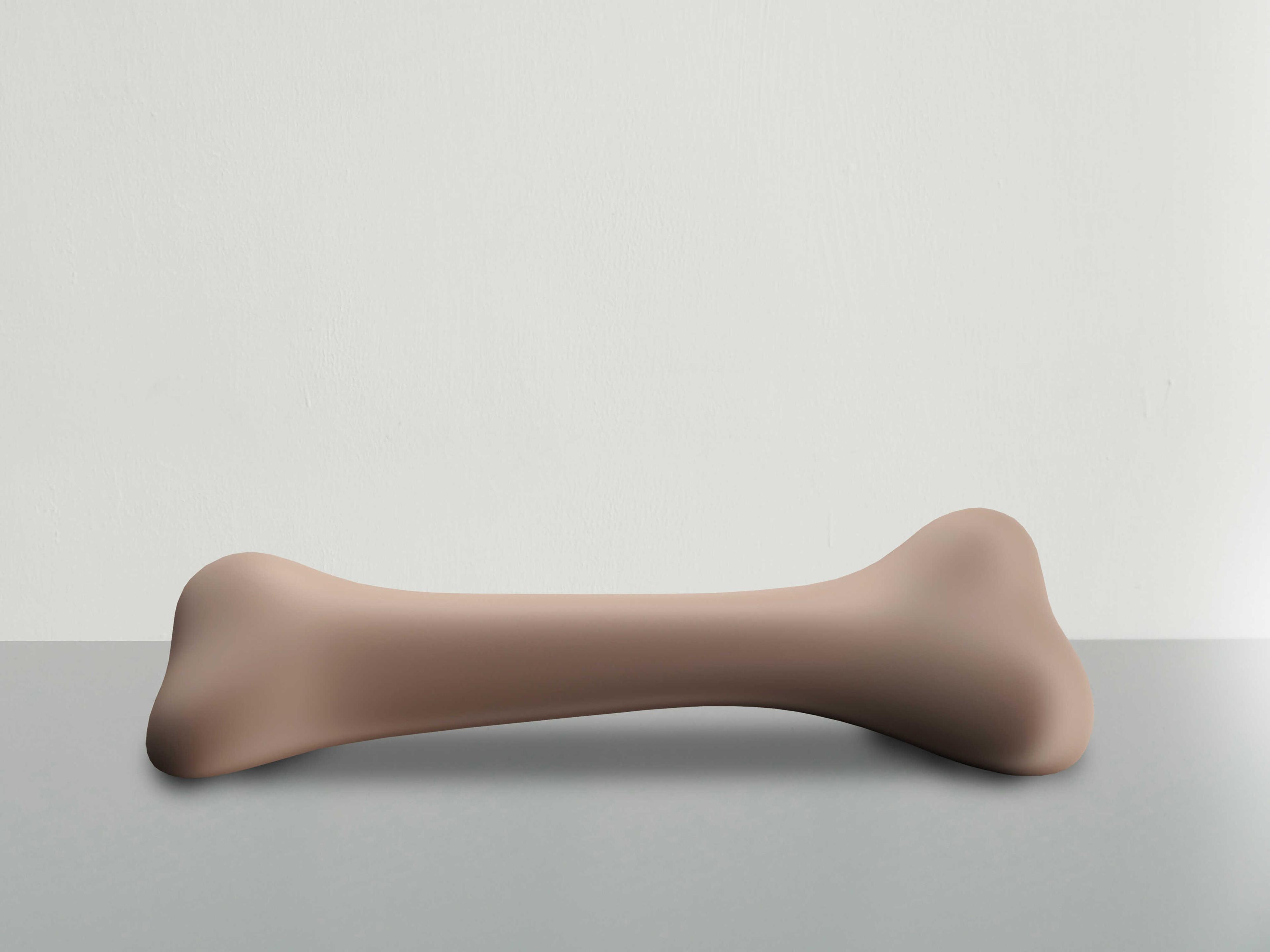 Qeeboo Outdoor Bonos Dove Grey Recycled Plastic Bench