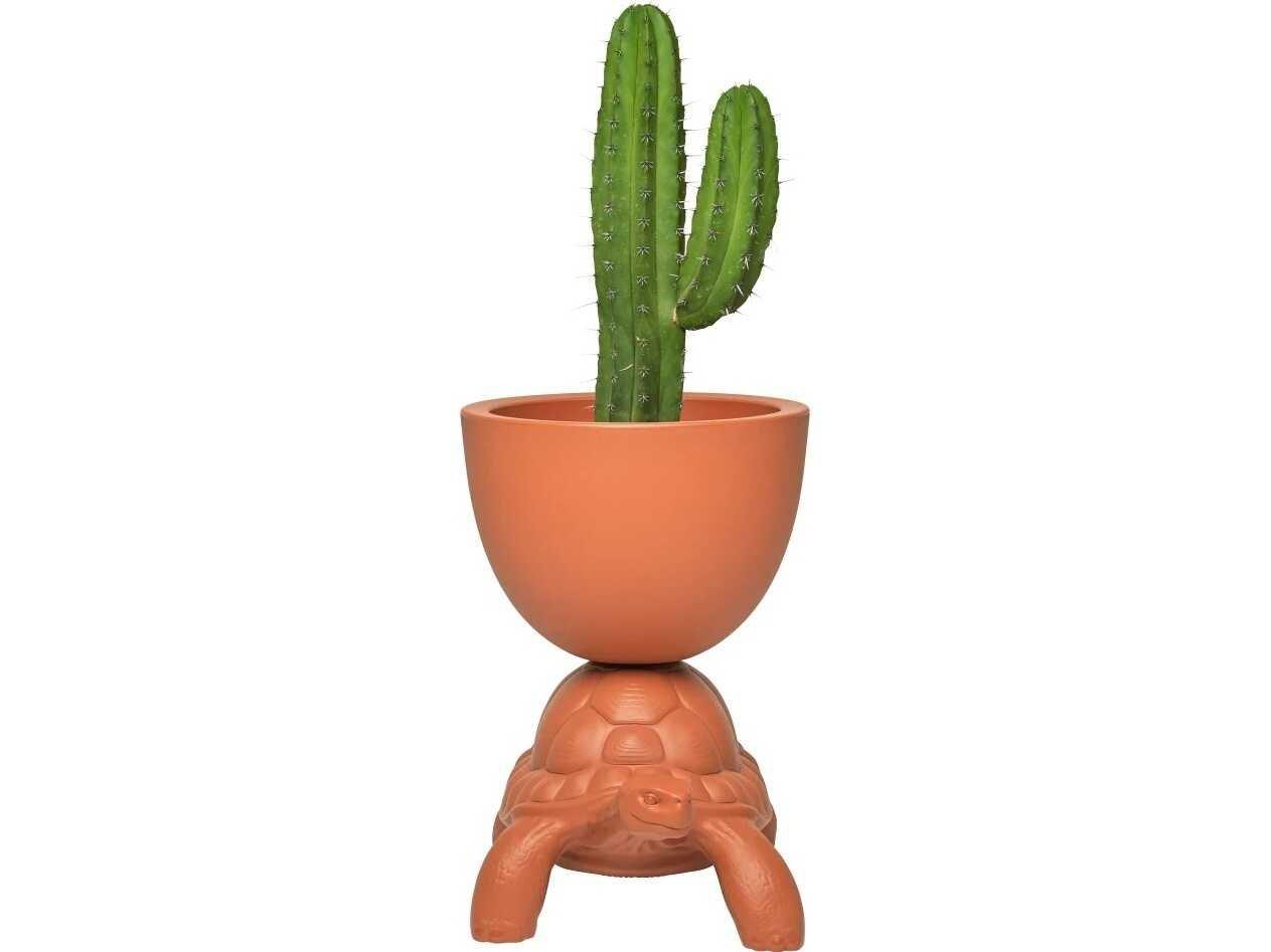 Qeeboo Outdoor Turtle Carry Terracotta Planter