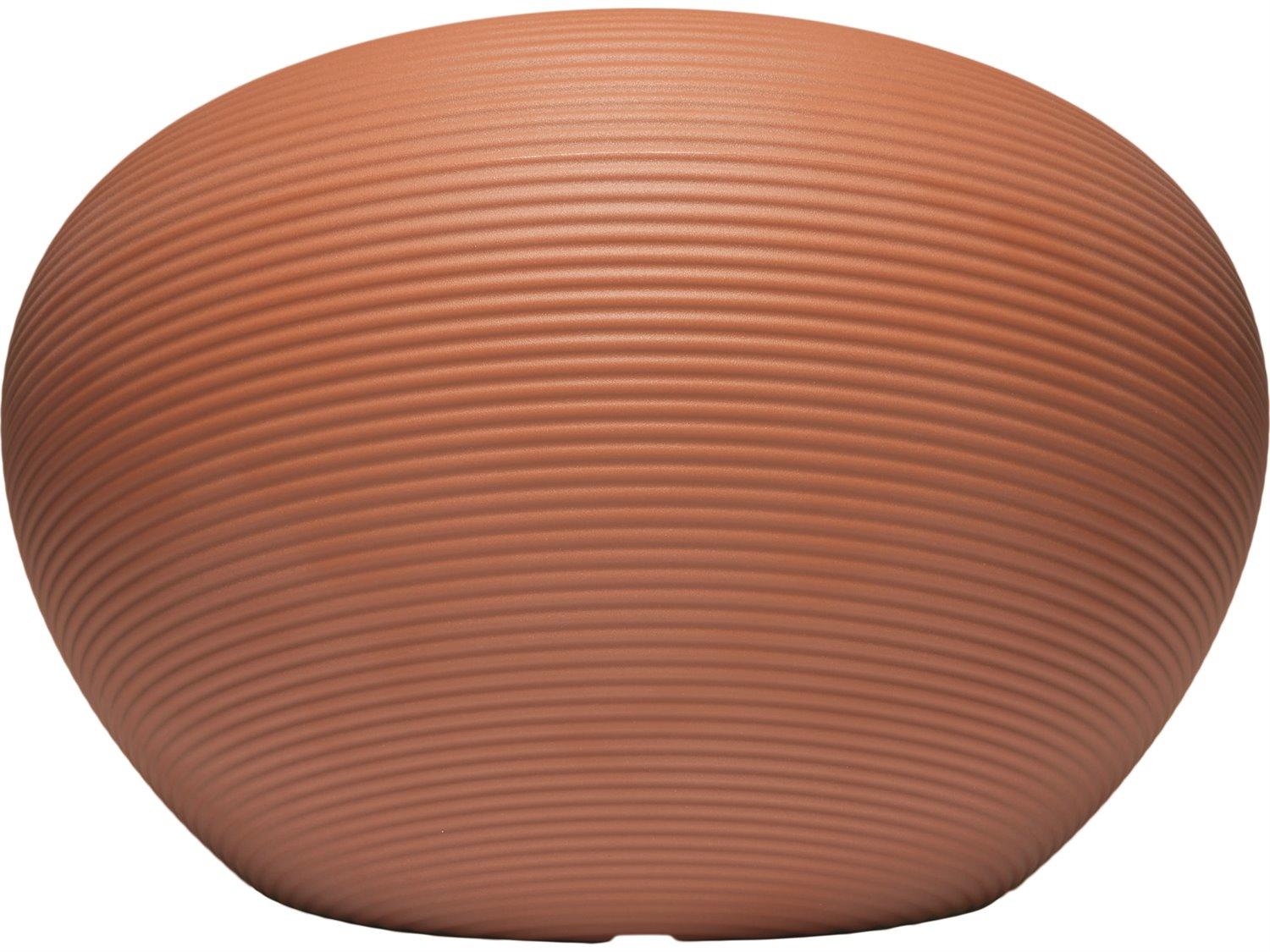 Qeeboo Outdoor Nami Terracotta Recycled Plastic Lounge Chair