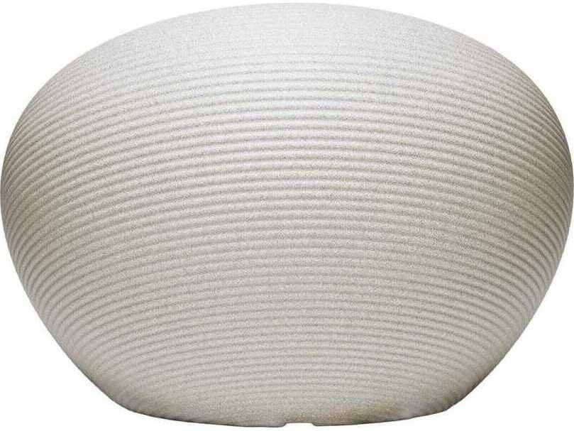 Qeeboo Outdoor Nami Stone White Mix Recycled Plastic Lounge Chair