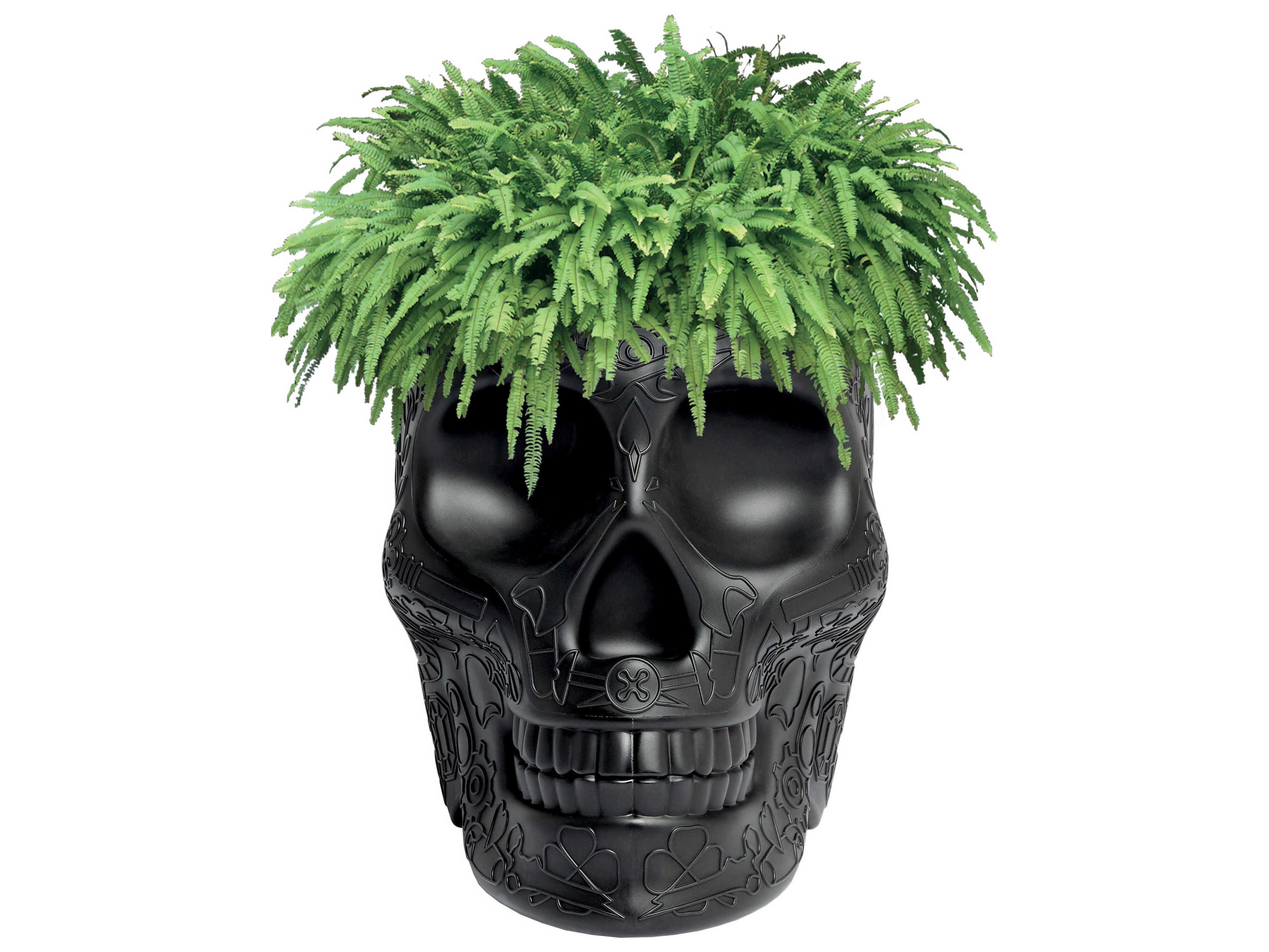 Qeeboo Outdoor Mexico Black Planter
