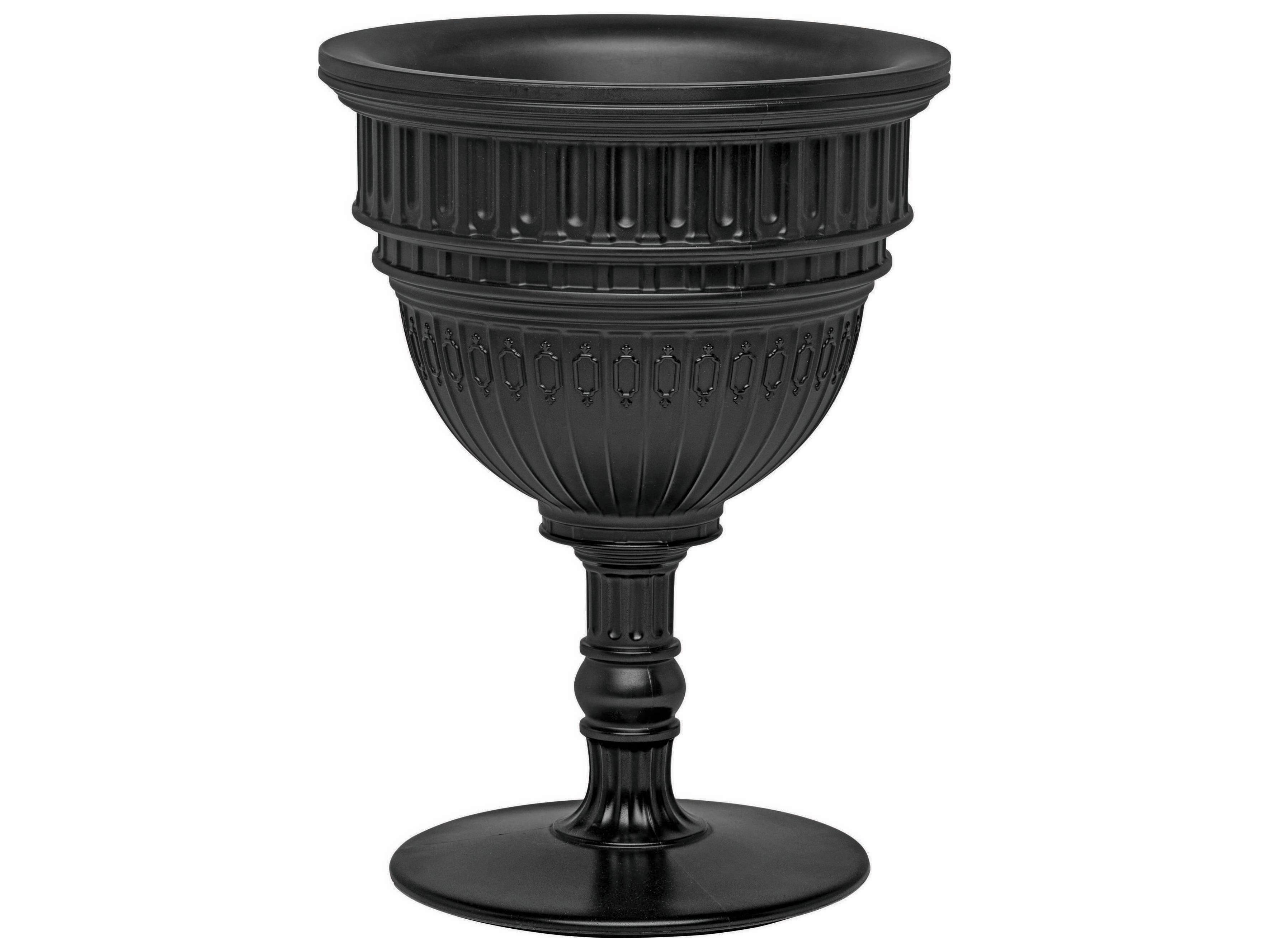 Qeeboo Outdoor Capitol Black Planter