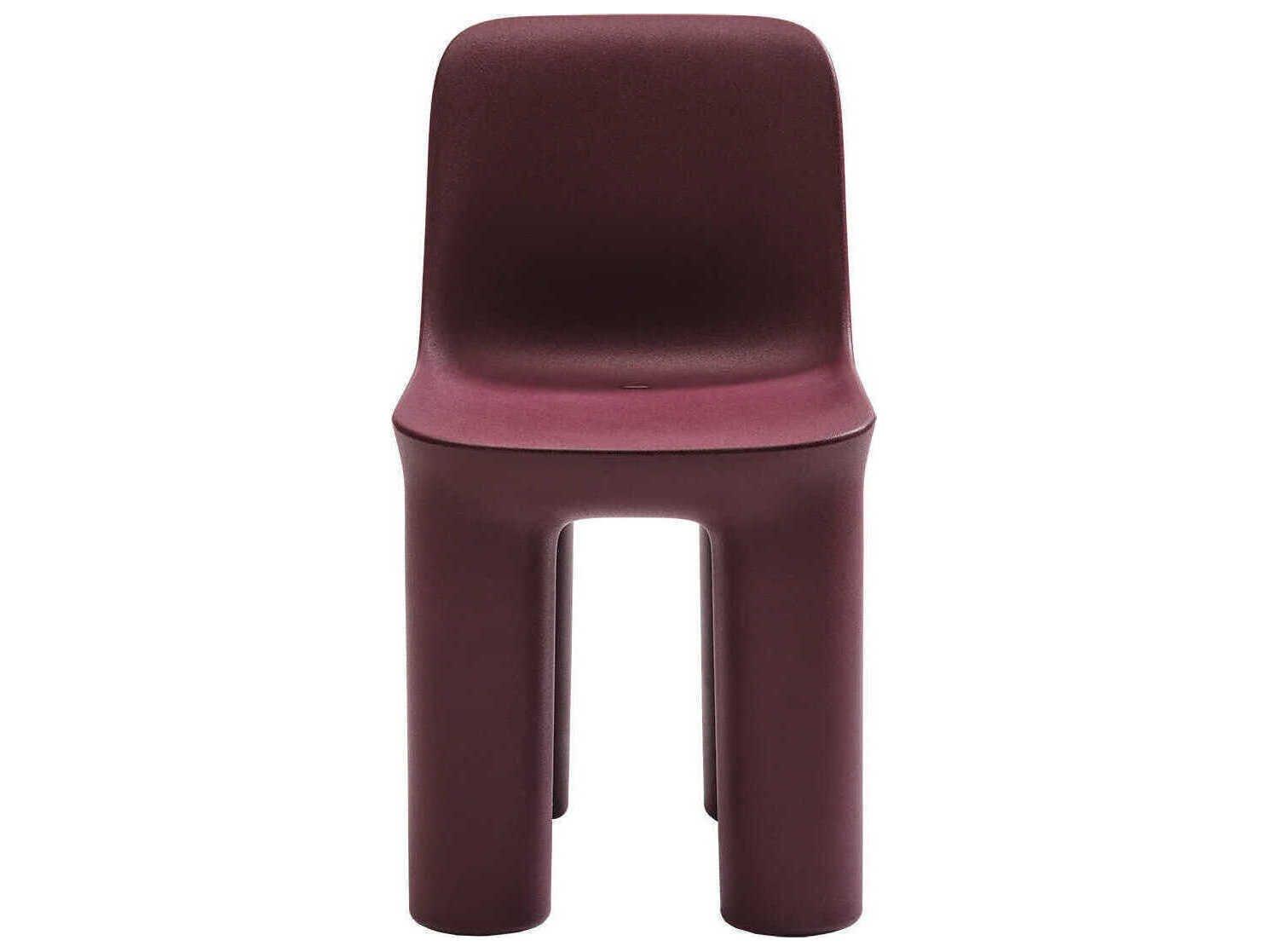 Qeeboo Outdoor Tata Indian Red Recycled Plastic Dining Chair