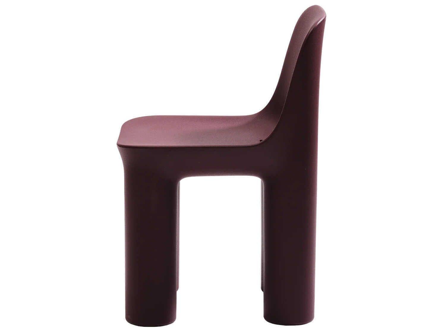 Qeeboo Outdoor Tata Indian Red Recycled Plastic Dining Chair