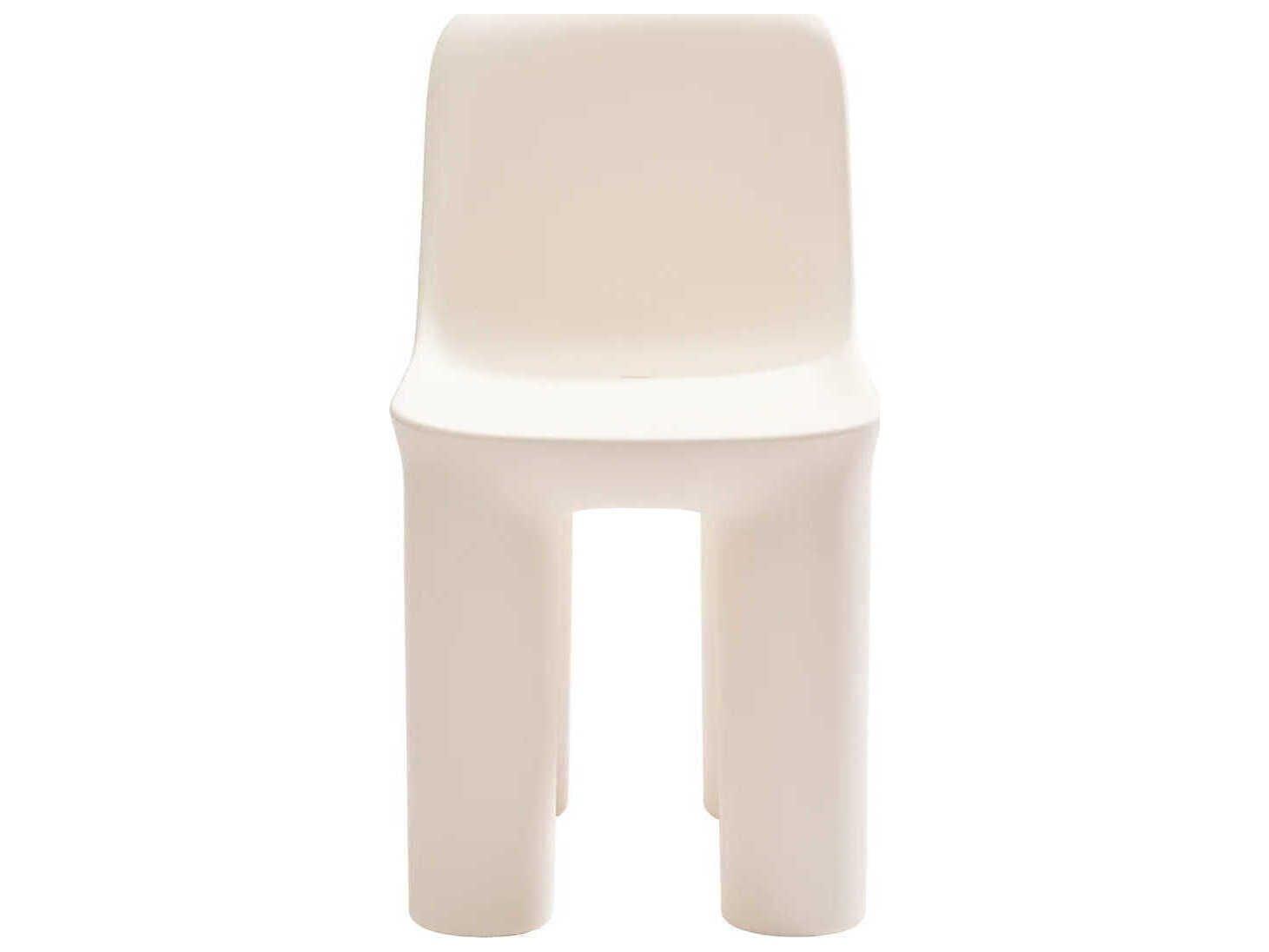 Qeeboo Outdoor Tata Warm White Recycled Plastic Dining Chair