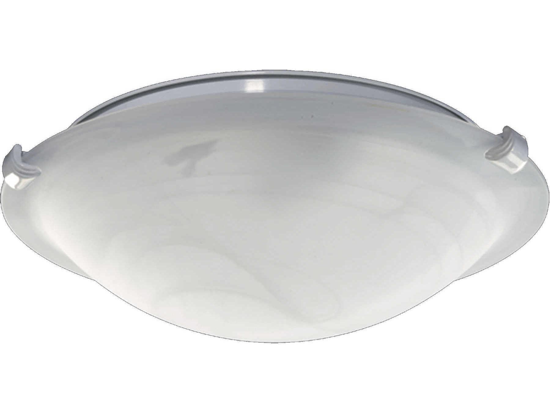 Quorum White 2-Light Fan Light Kit