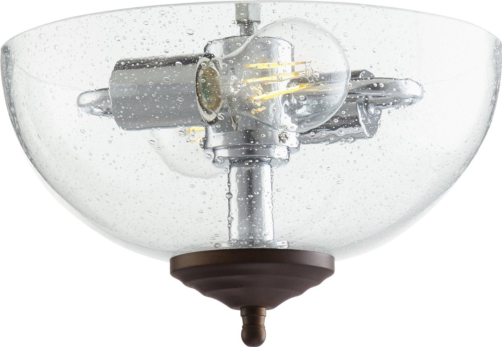 Quorum Toasted Sienna / Oiled Bronze 2-Light Fan Light Kit