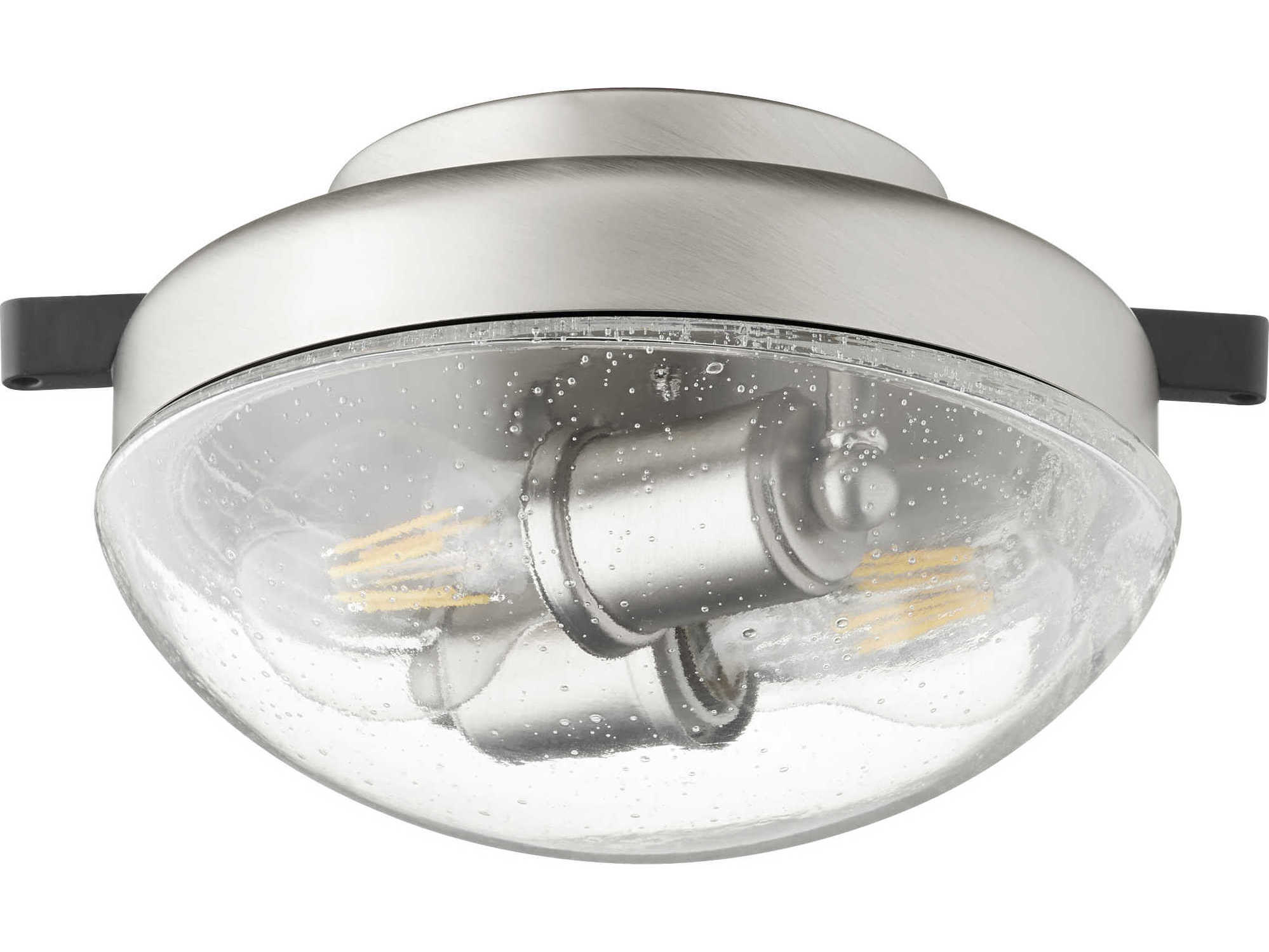 Quorum Satin Nickel 2-Light Fan Light Kit