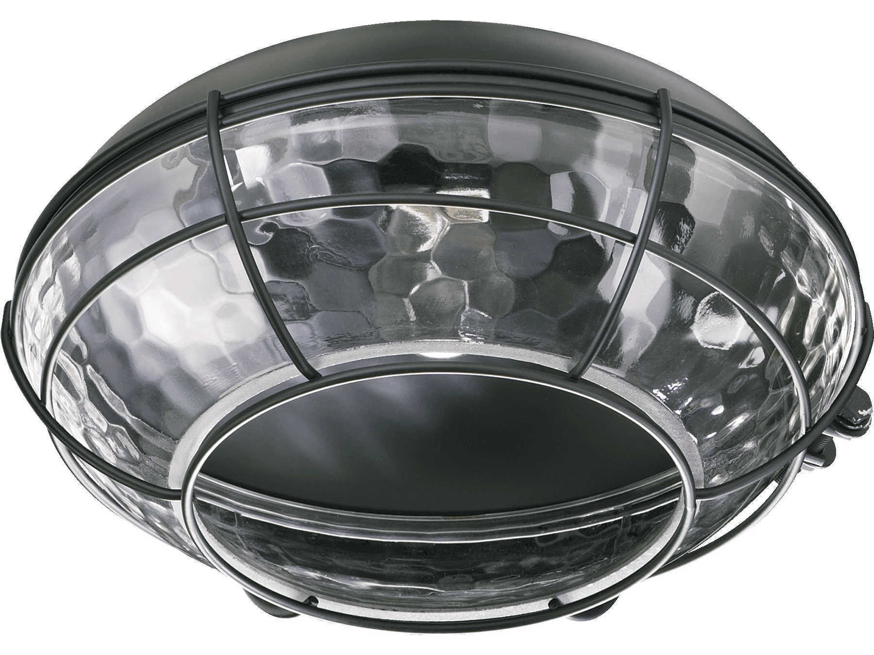 Quorum Hudson Patio Matte Black 1-Light Fan Light Kit