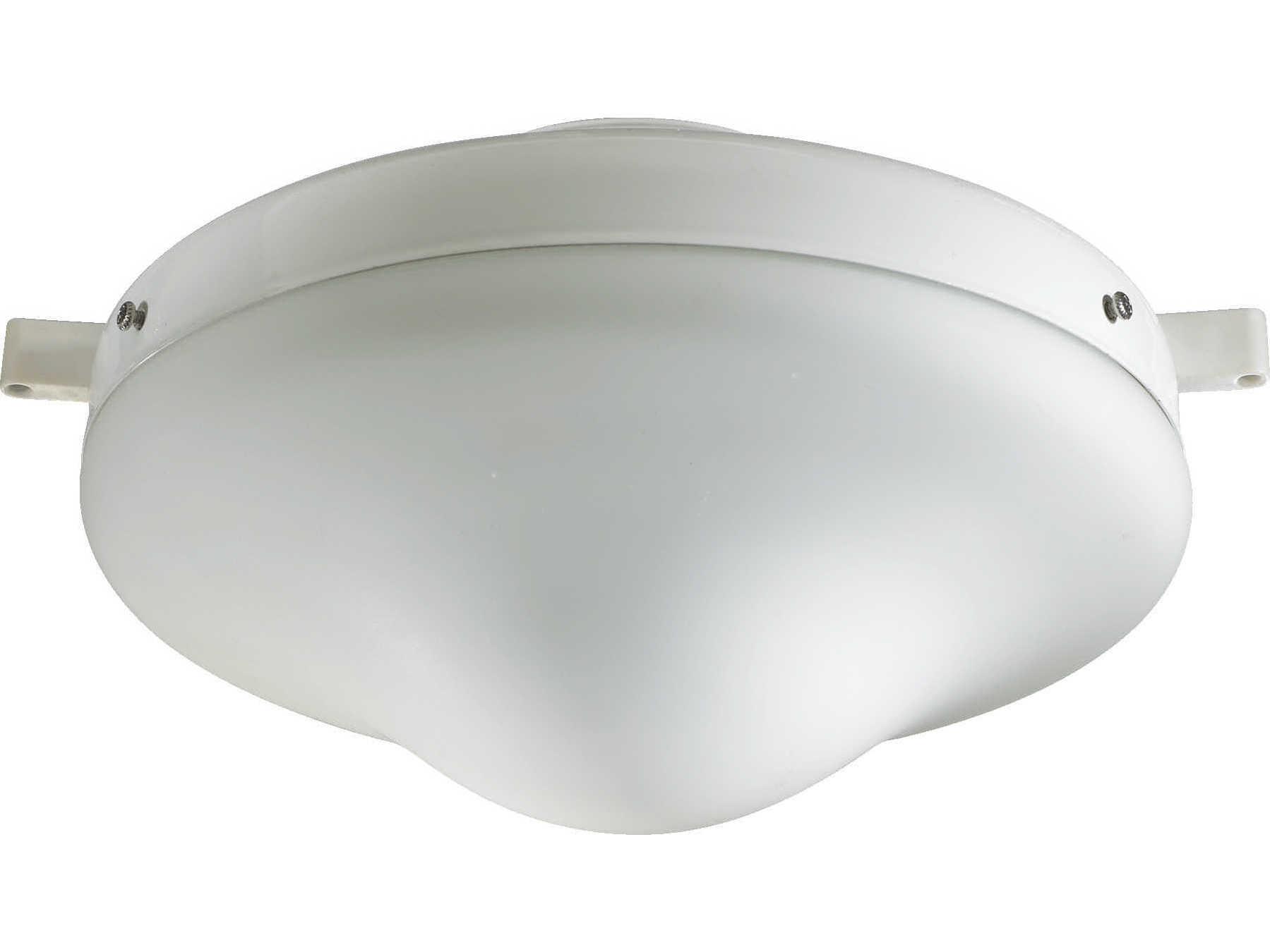 Quorum White 2-Light Fan Light Kit