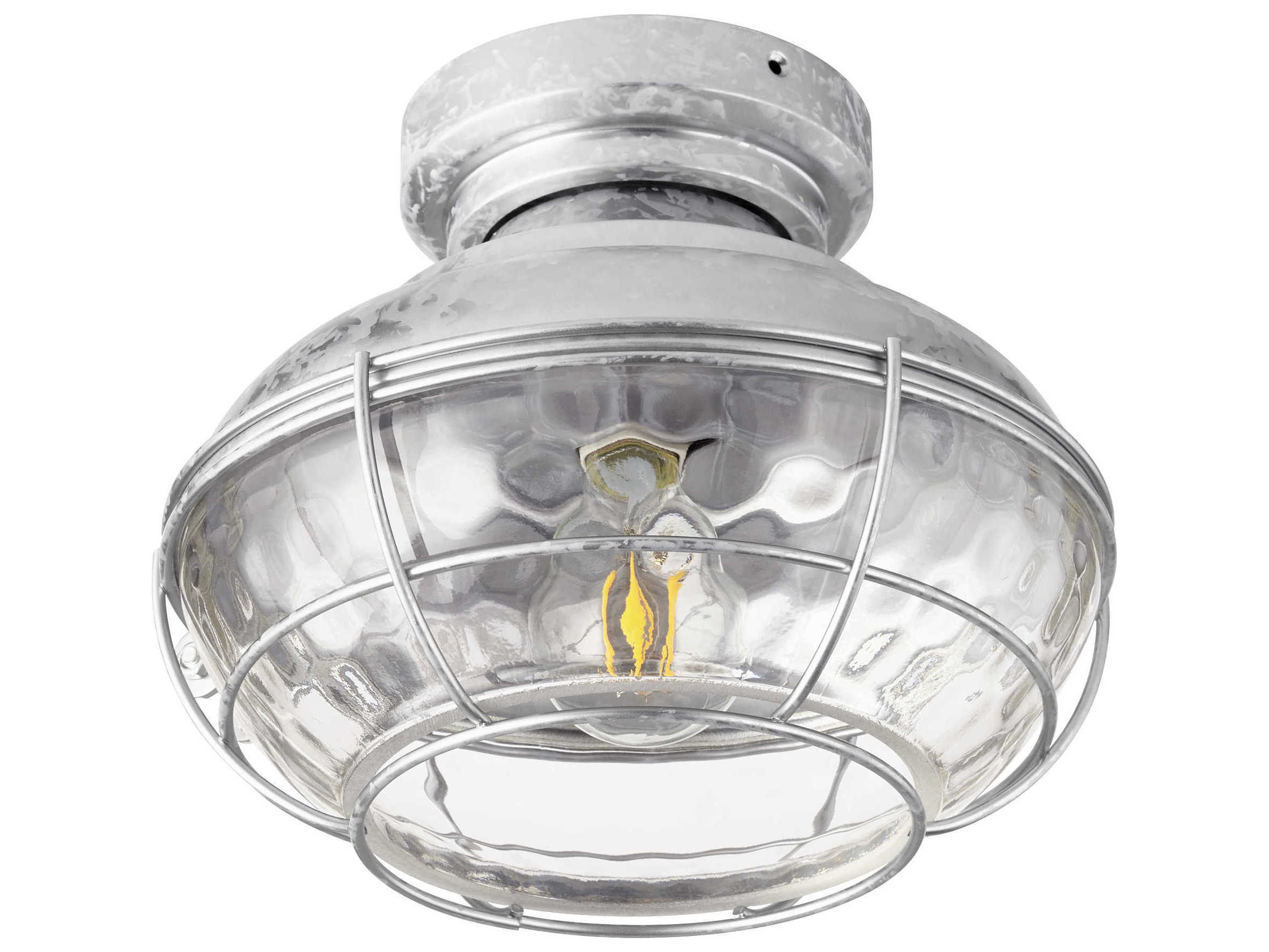 Quorum Windmill Galvanized 1-Light Fan Light Kit