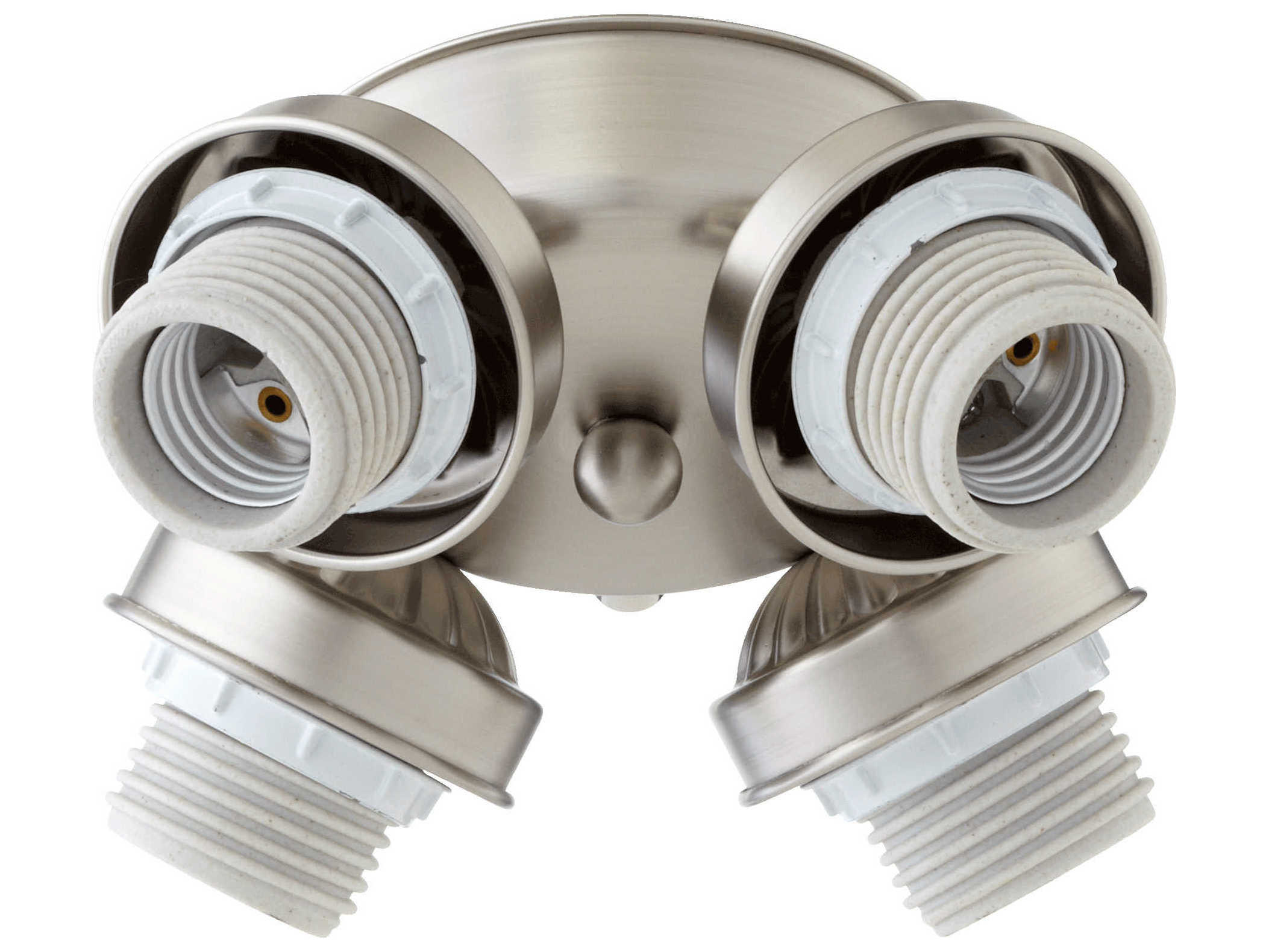 Quorum Satin Nickel 4-Light Fan Light Kit
