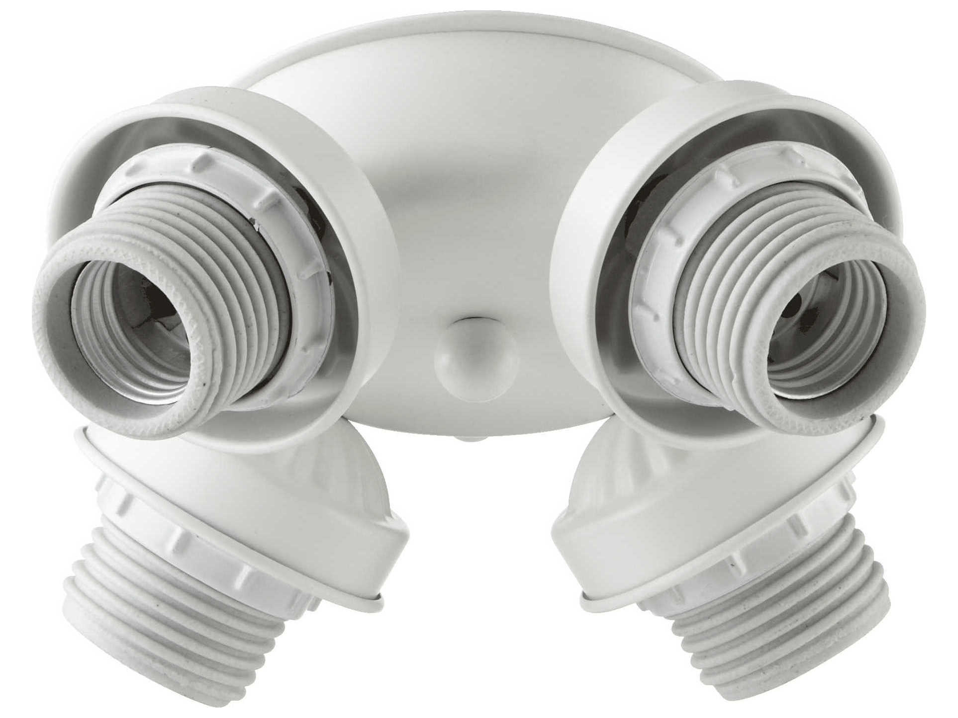 Quorum Studio White 4-Light Fan Light Kit