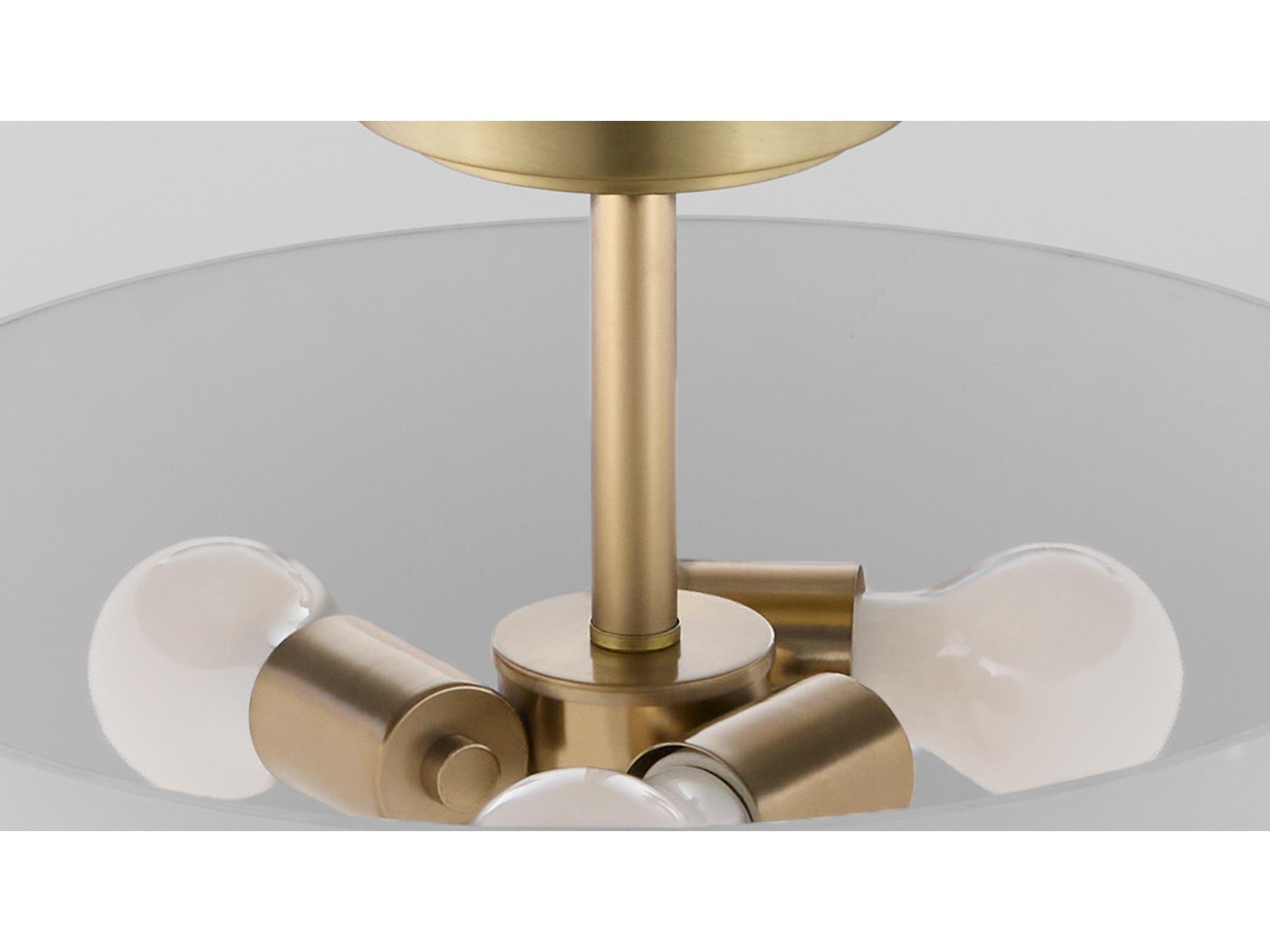 Quorum Adams 3-Light Aged Brass Bowl Pendant