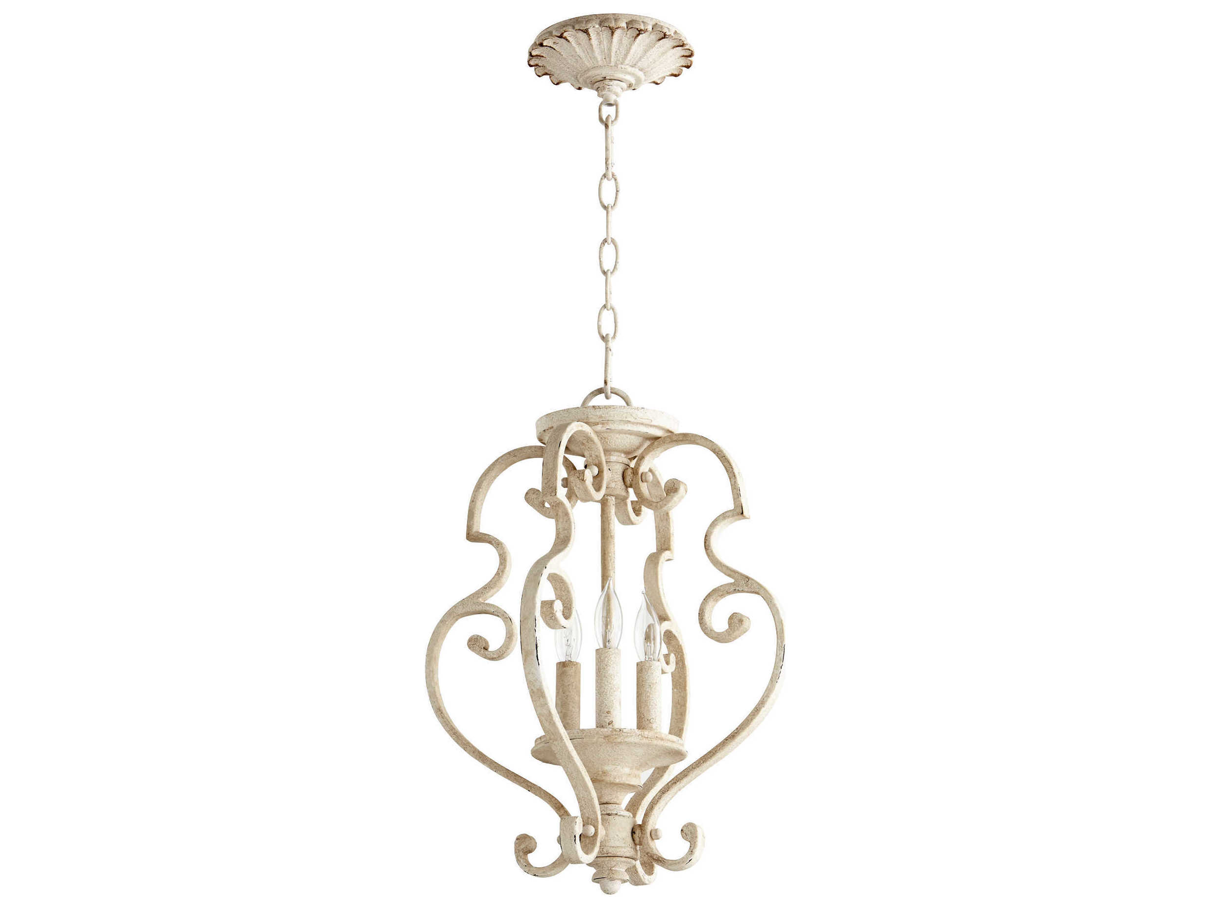 Quorum San Miguel 3-Light Persian White Pendant