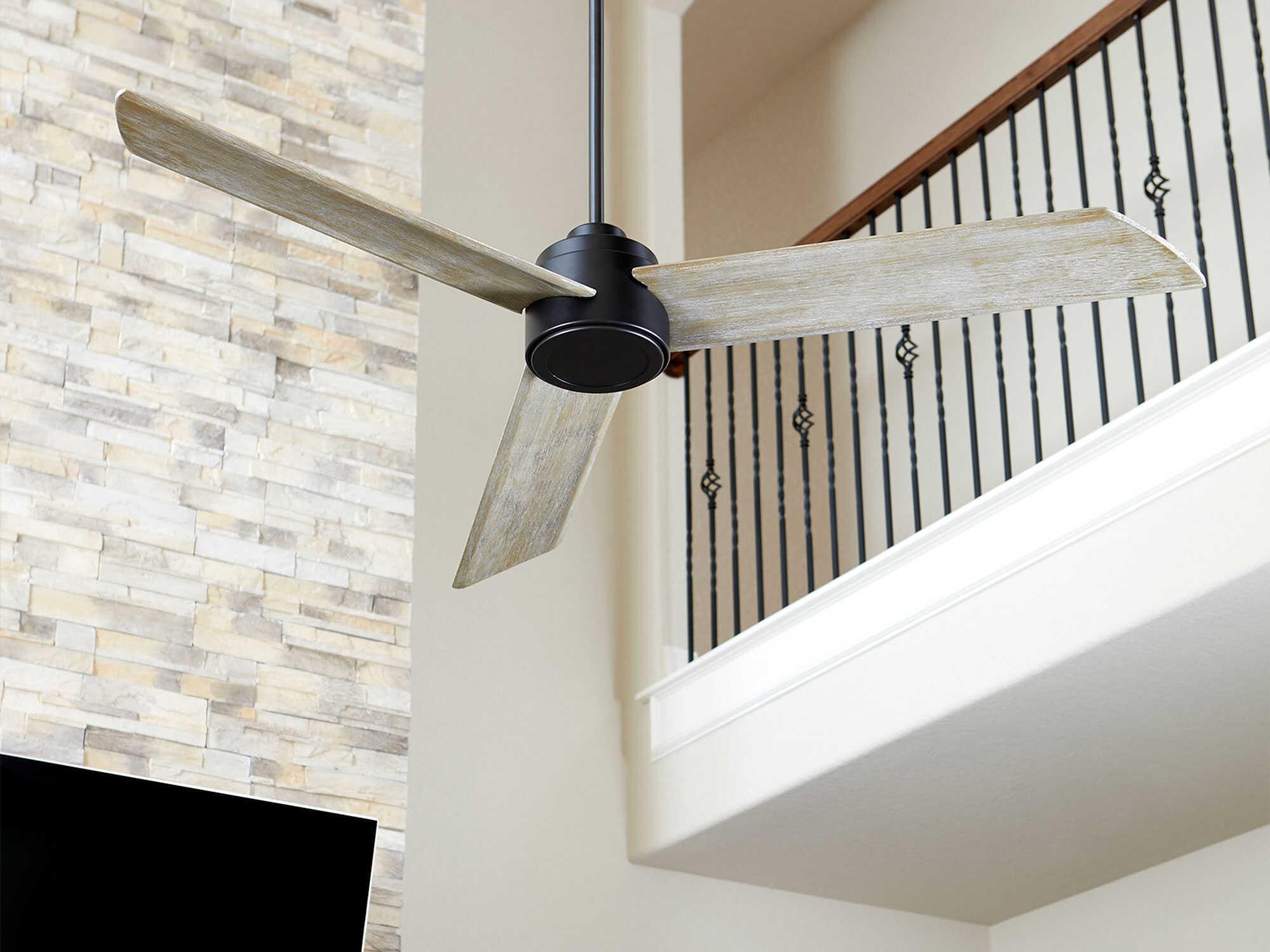 Quorum Trio Textured Black 60" Ceiling Fan