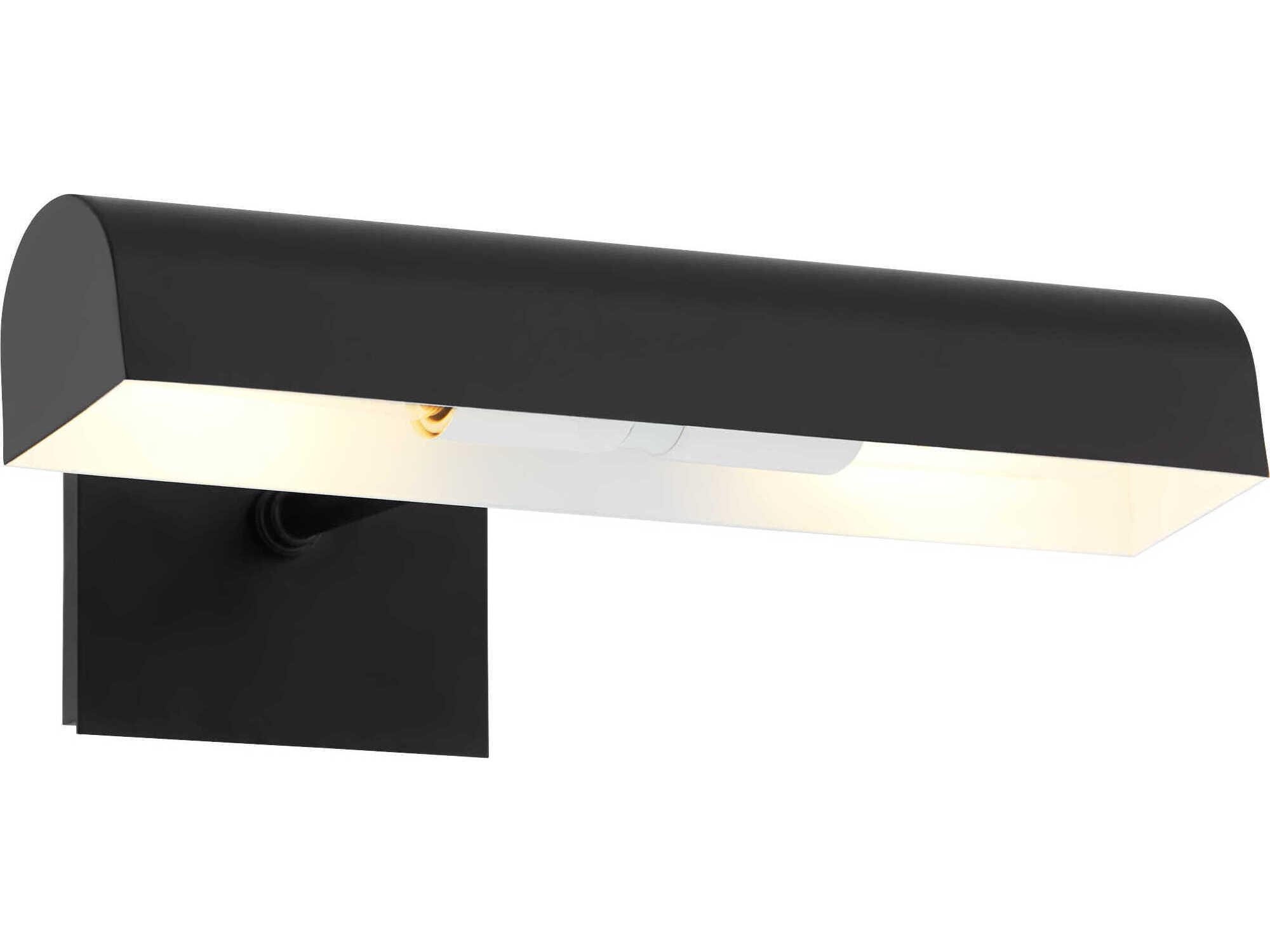 Quorum 2-Light Matte Black Picture Light