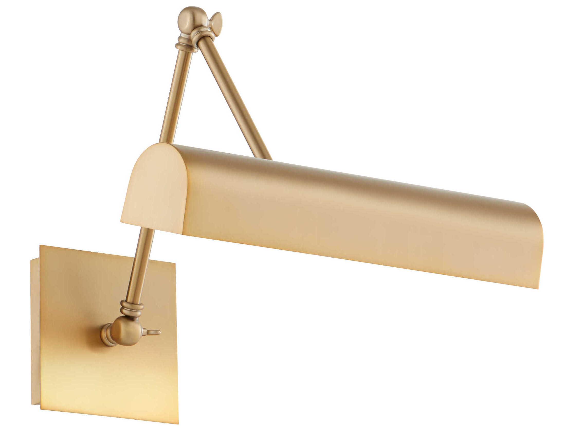 Quorum 2-Light Aged Brass Picture Light