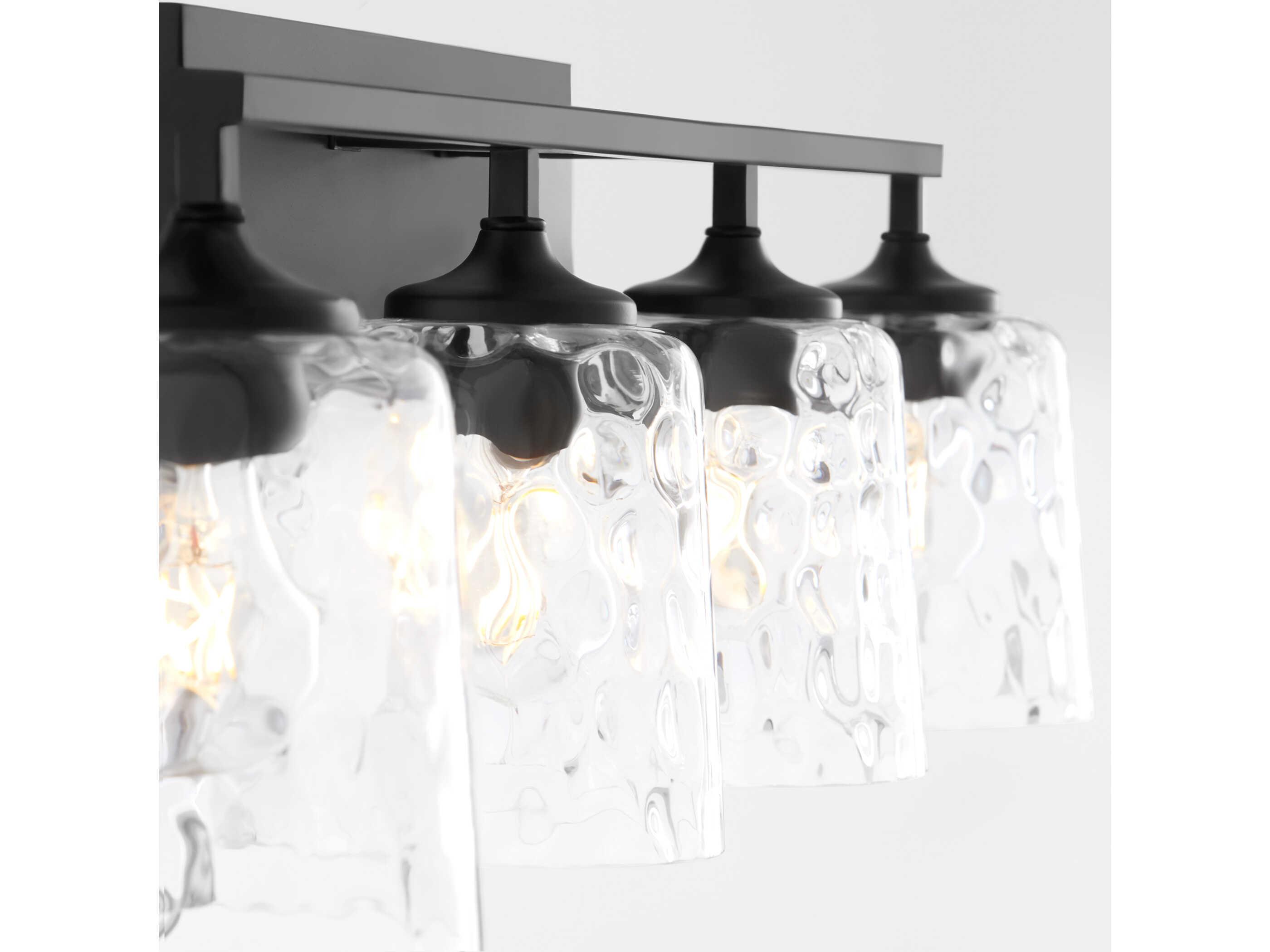 Quorum Eldorado 4-Light Matte Black Vanity Light