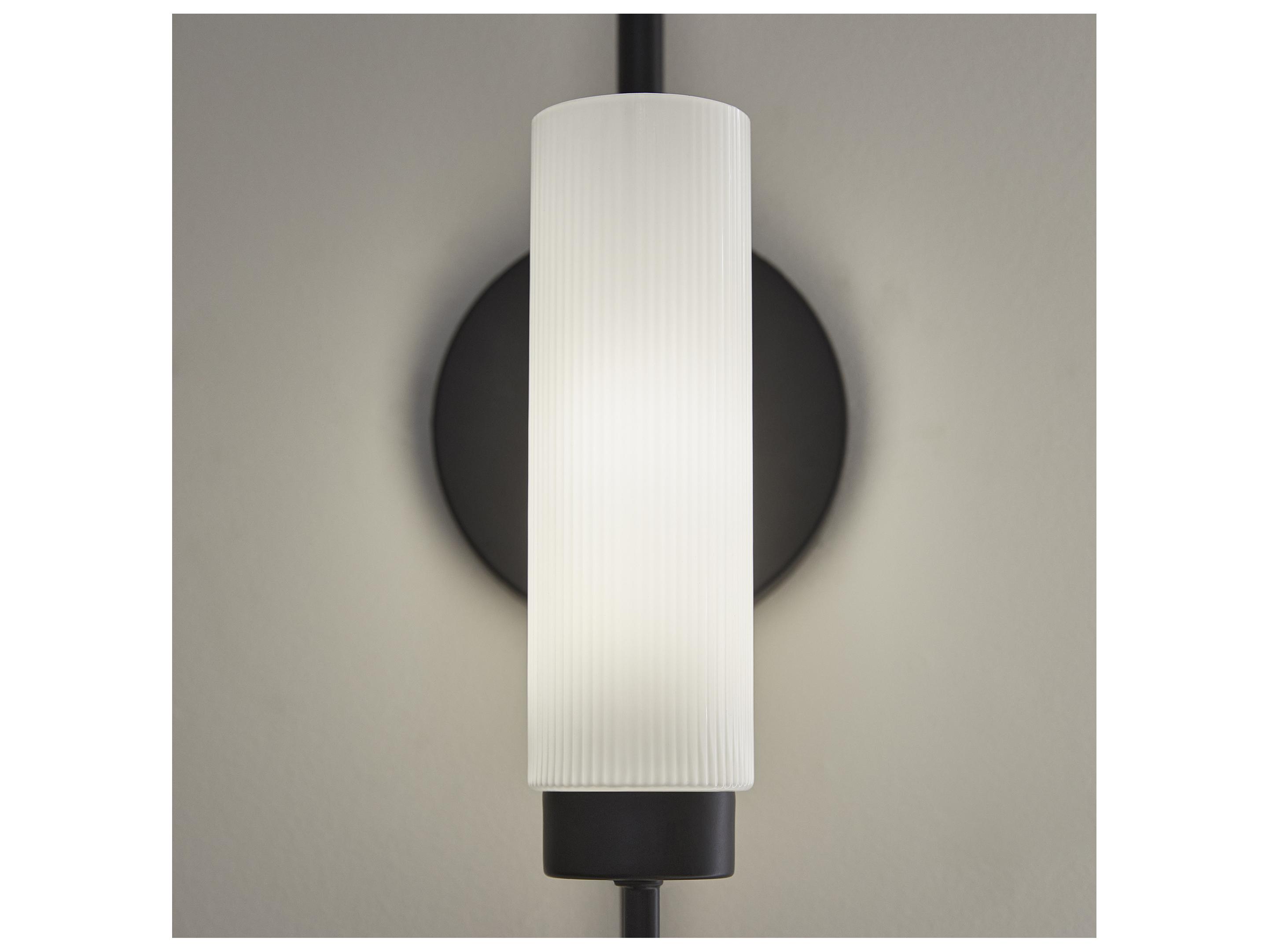 Quorum Jerome 1-Light Matte Black Wall Sconce