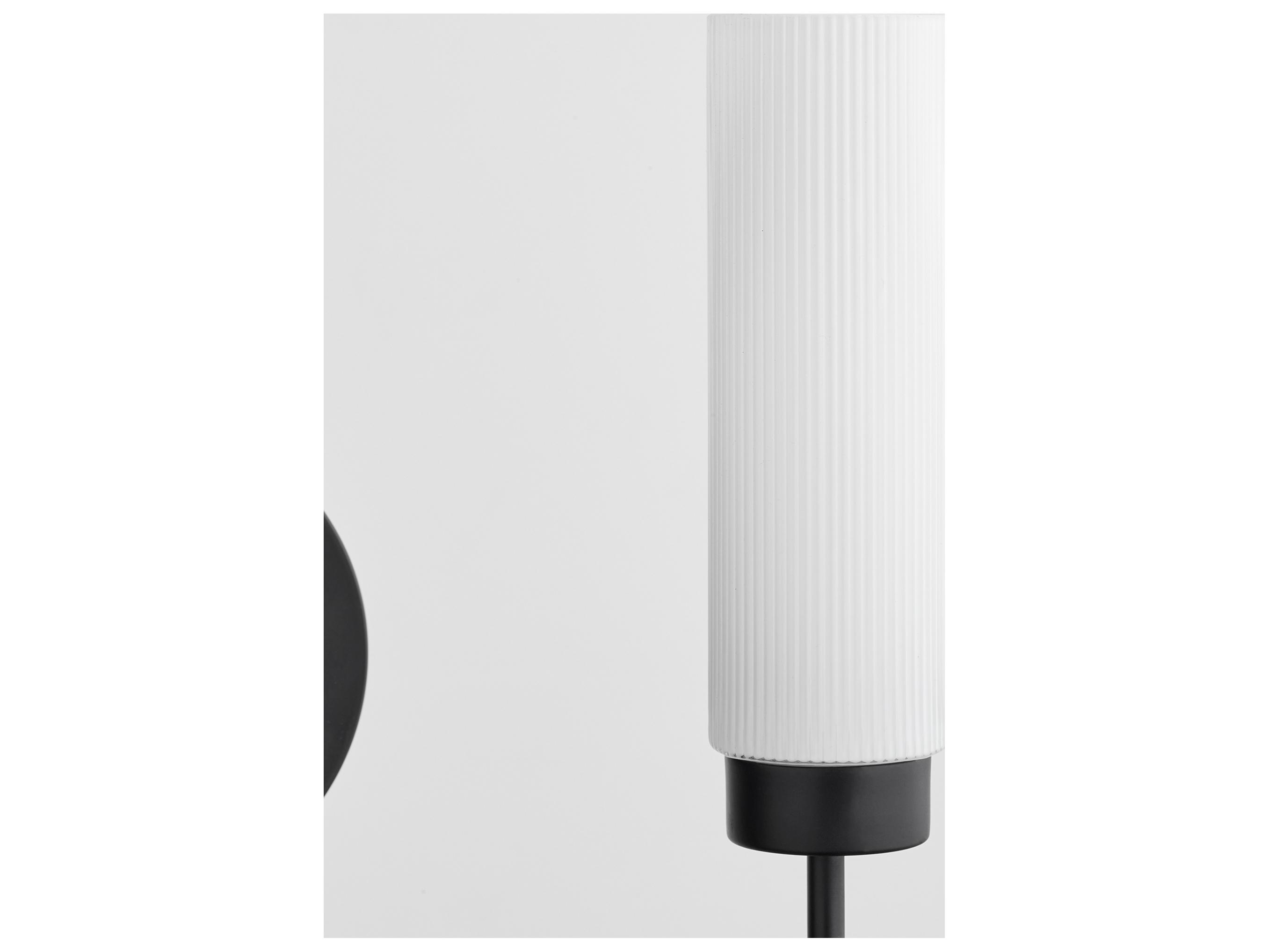 Quorum Jerome 2-Light Matte Black Wall Sconce