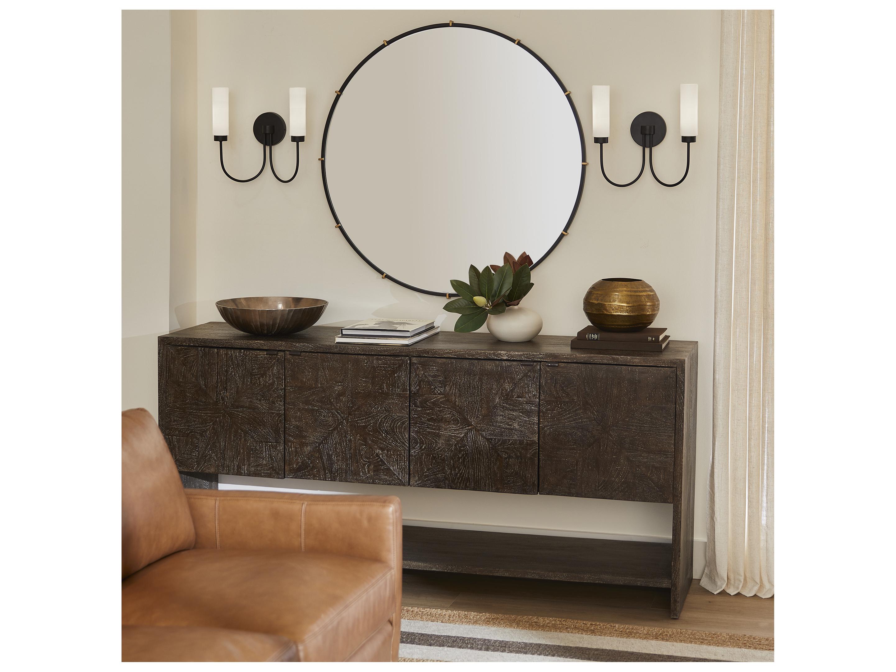 Quorum Jerome 2-Light Matte Black Wall Sconce