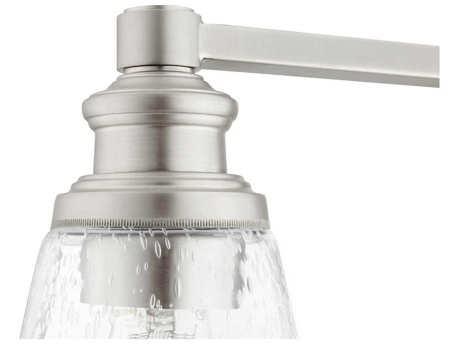 Quorum Dunbar 4-Light Satin Nickel Vanity Light