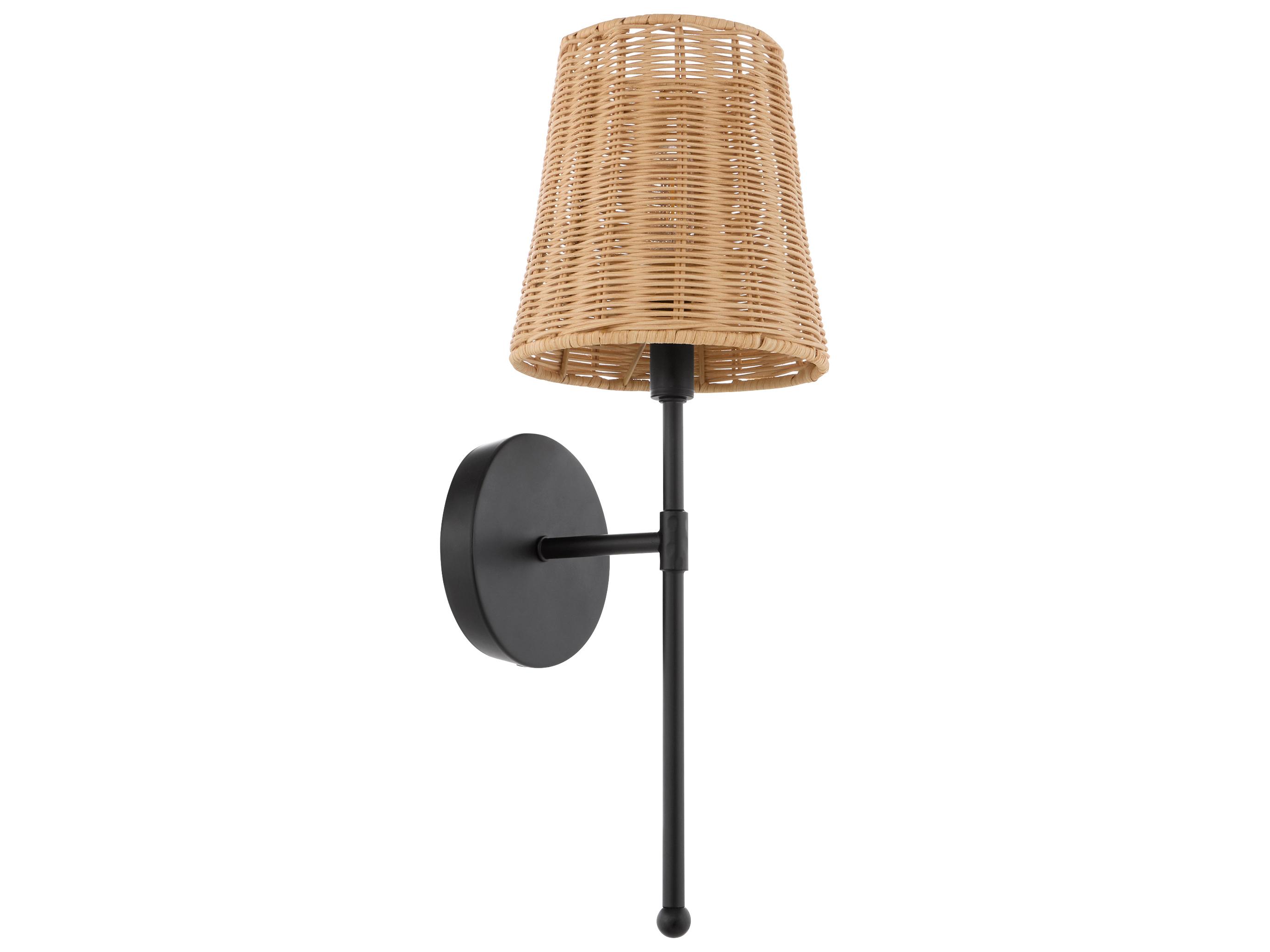 Quorum Fairview 1-Light Matte Black Wood Wall Sconce