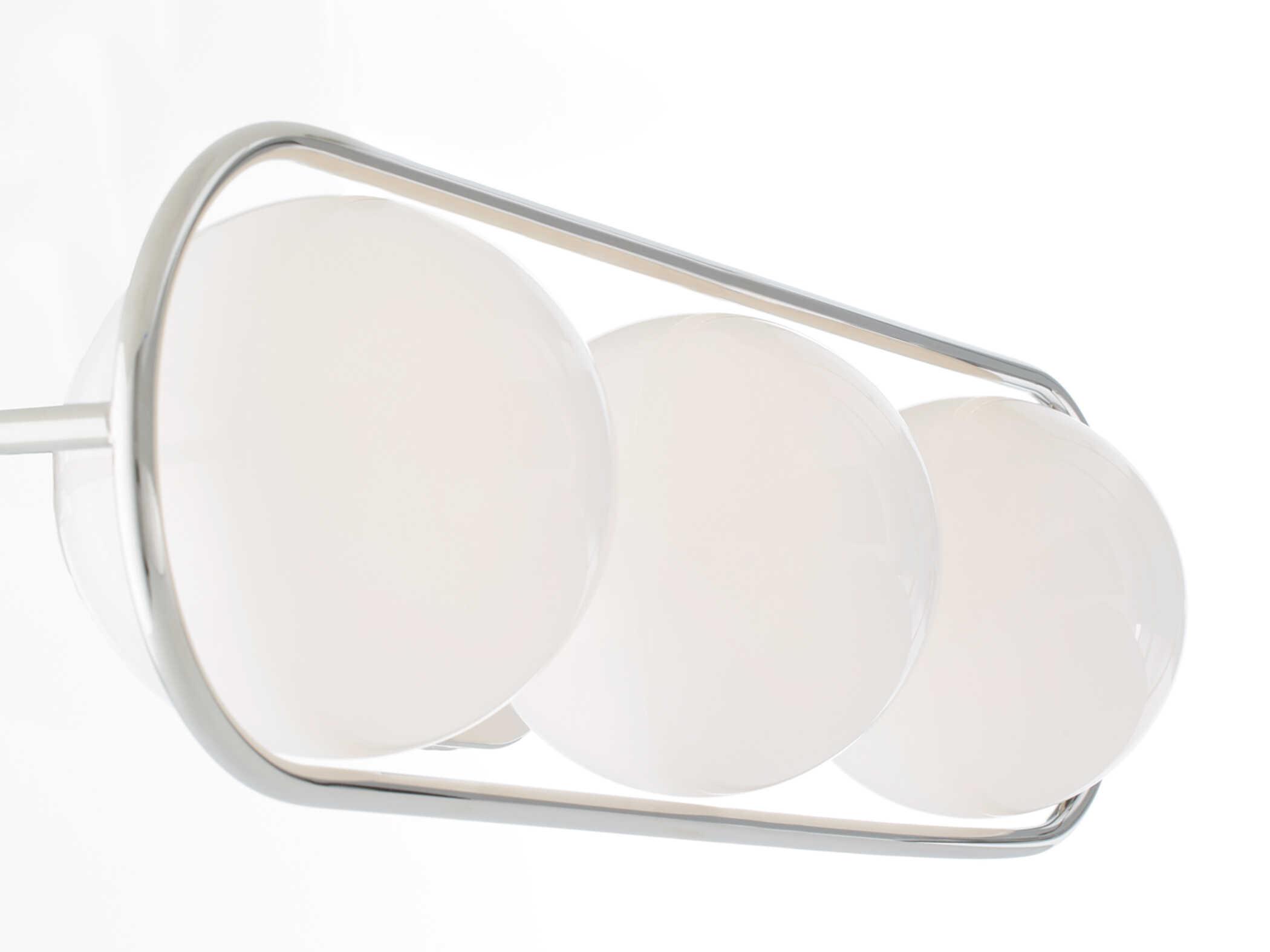 Quorum Belmont 3-Light Polished Nickel Vanity Light