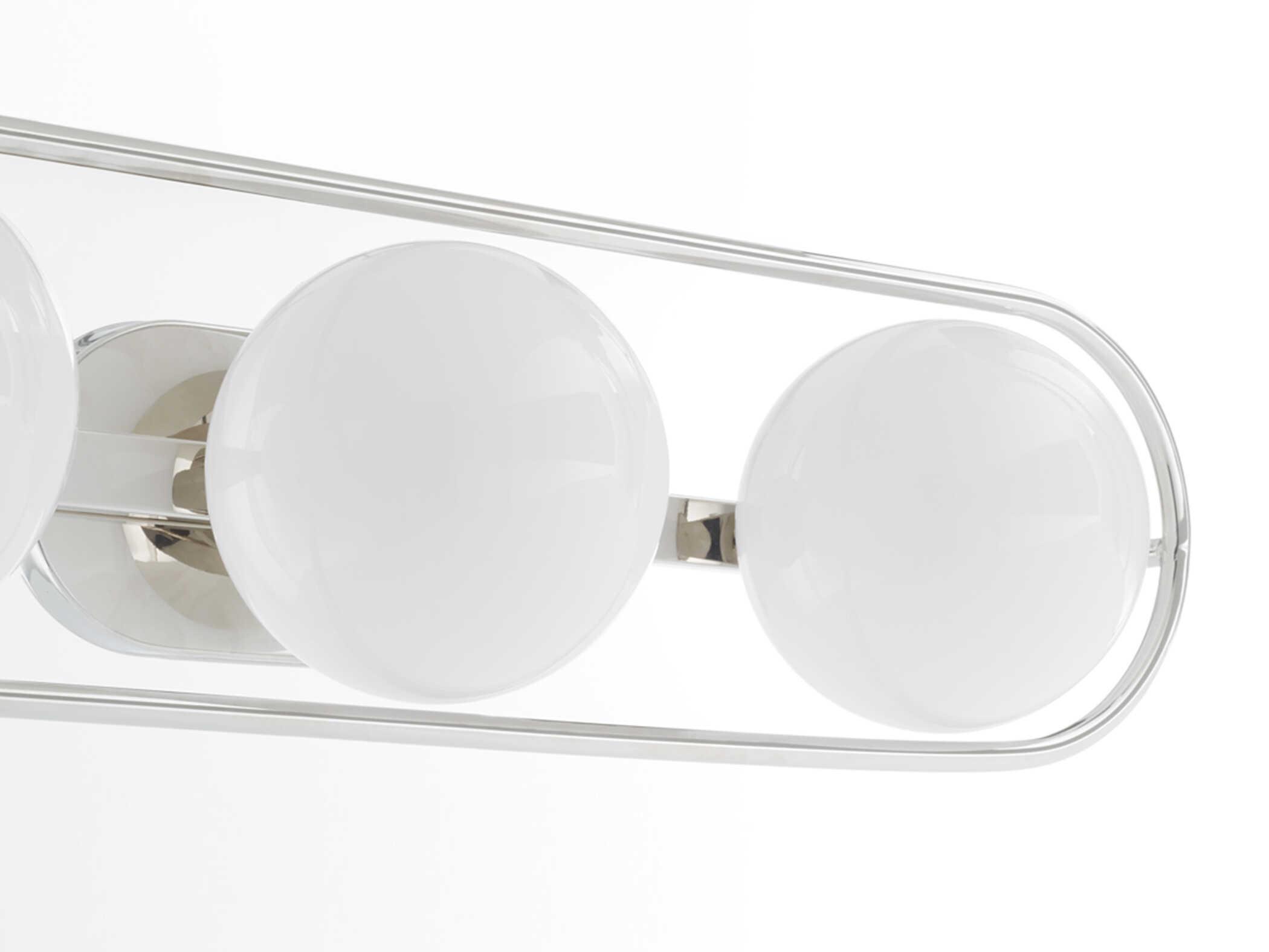 Quorum Belmont 3-Light Polished Nickel Vanity Light