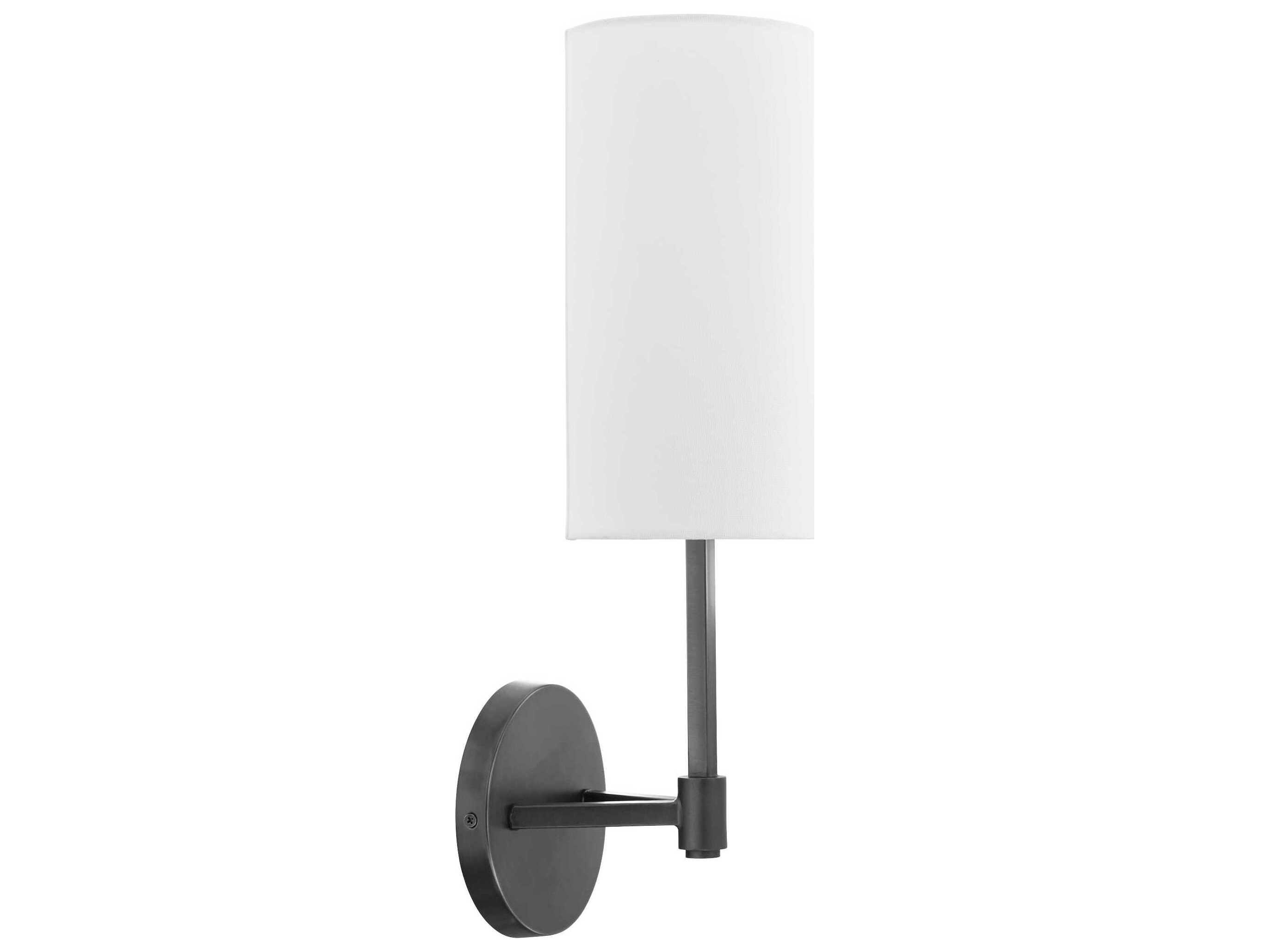 Quorum Merrick 1-Light Matte Black Wall Sconce