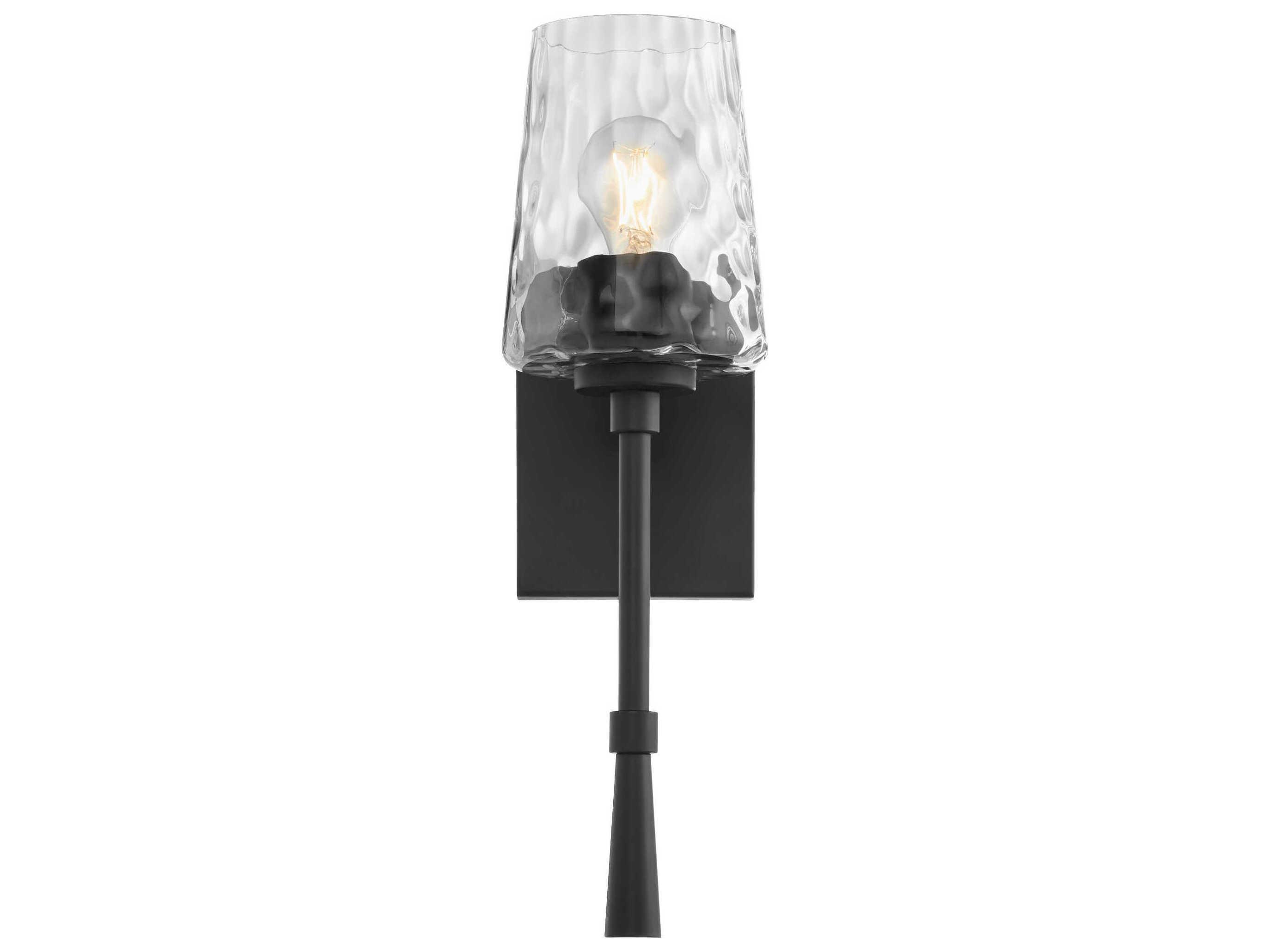 Quorum Goodwin 1-Light Matte Black Wall Sconce