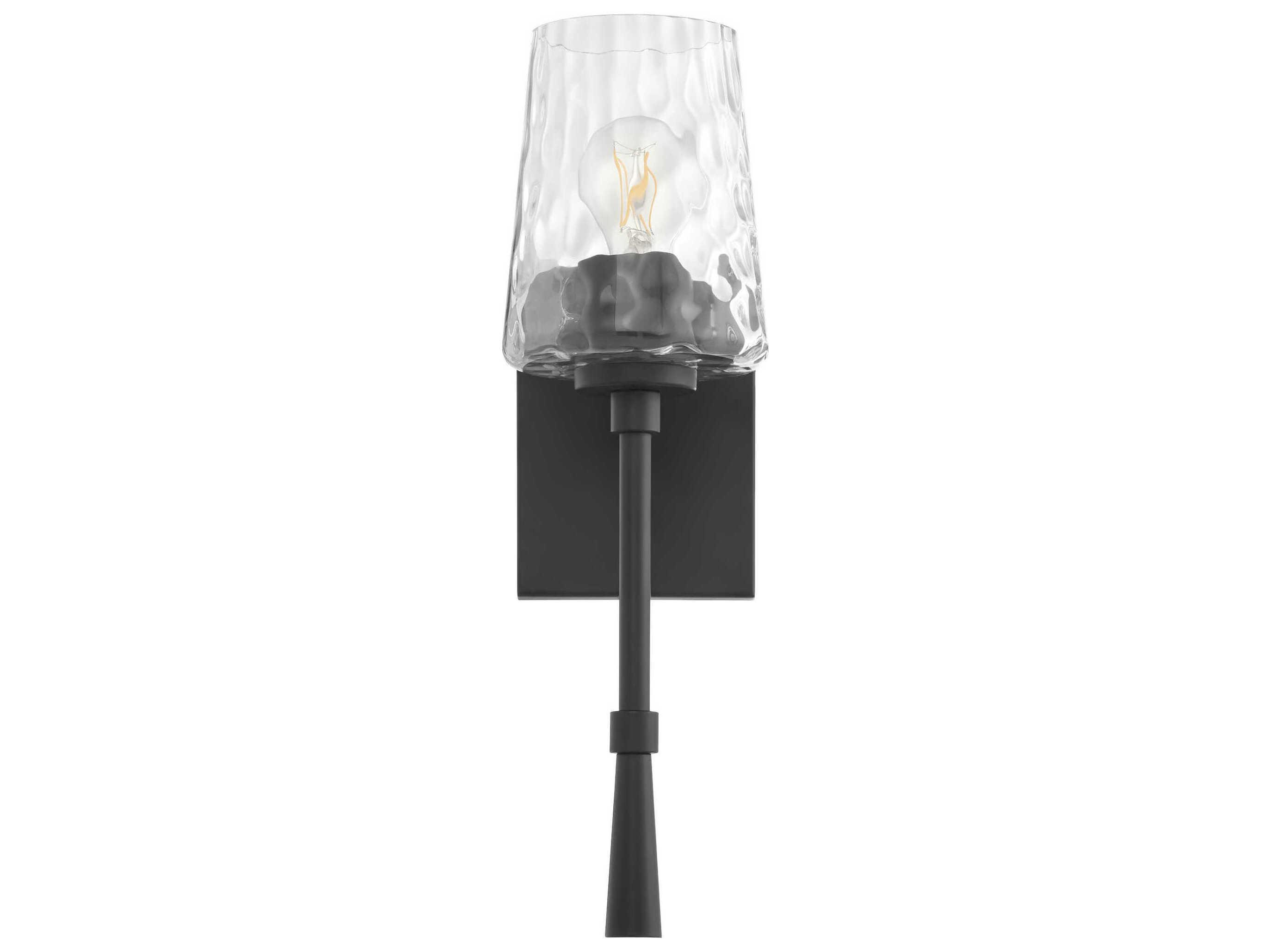 Quorum Goodwin 1-Light Matte Black Wall Sconce