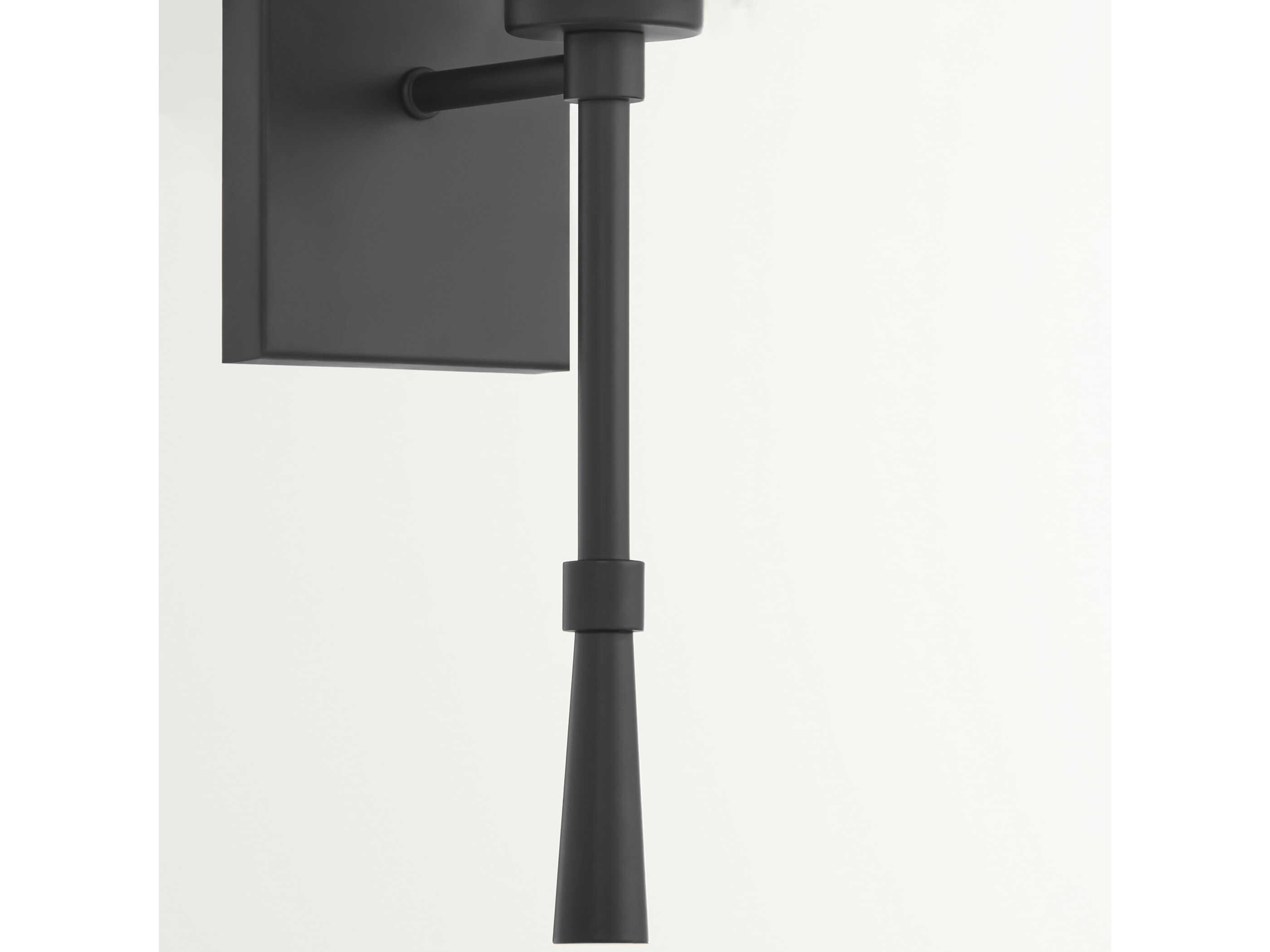 Quorum Goodwin 1-Light Matte Black Wall Sconce