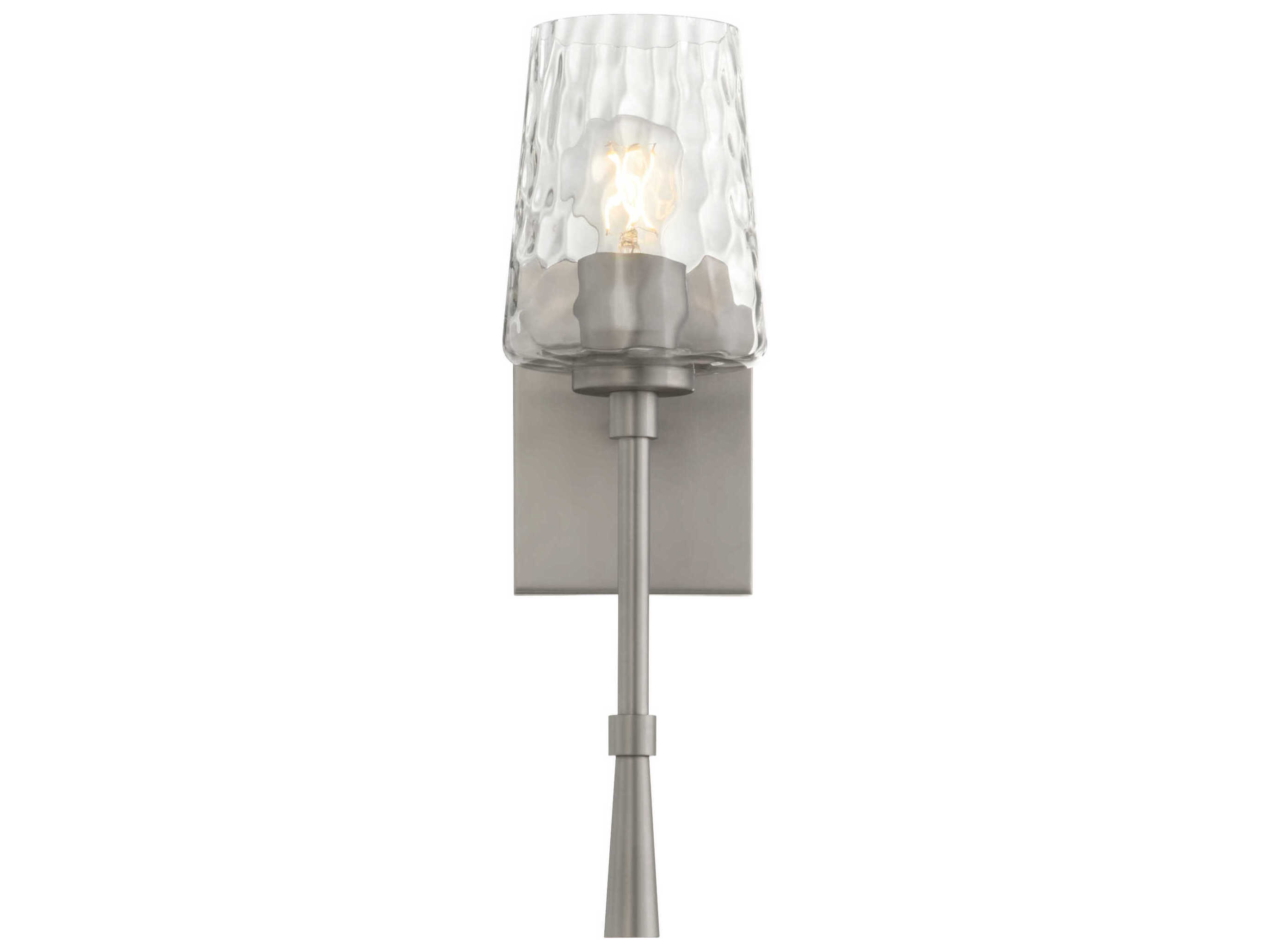 Quorum Goodwin 1-Light Satin Nickel Wall Sconce