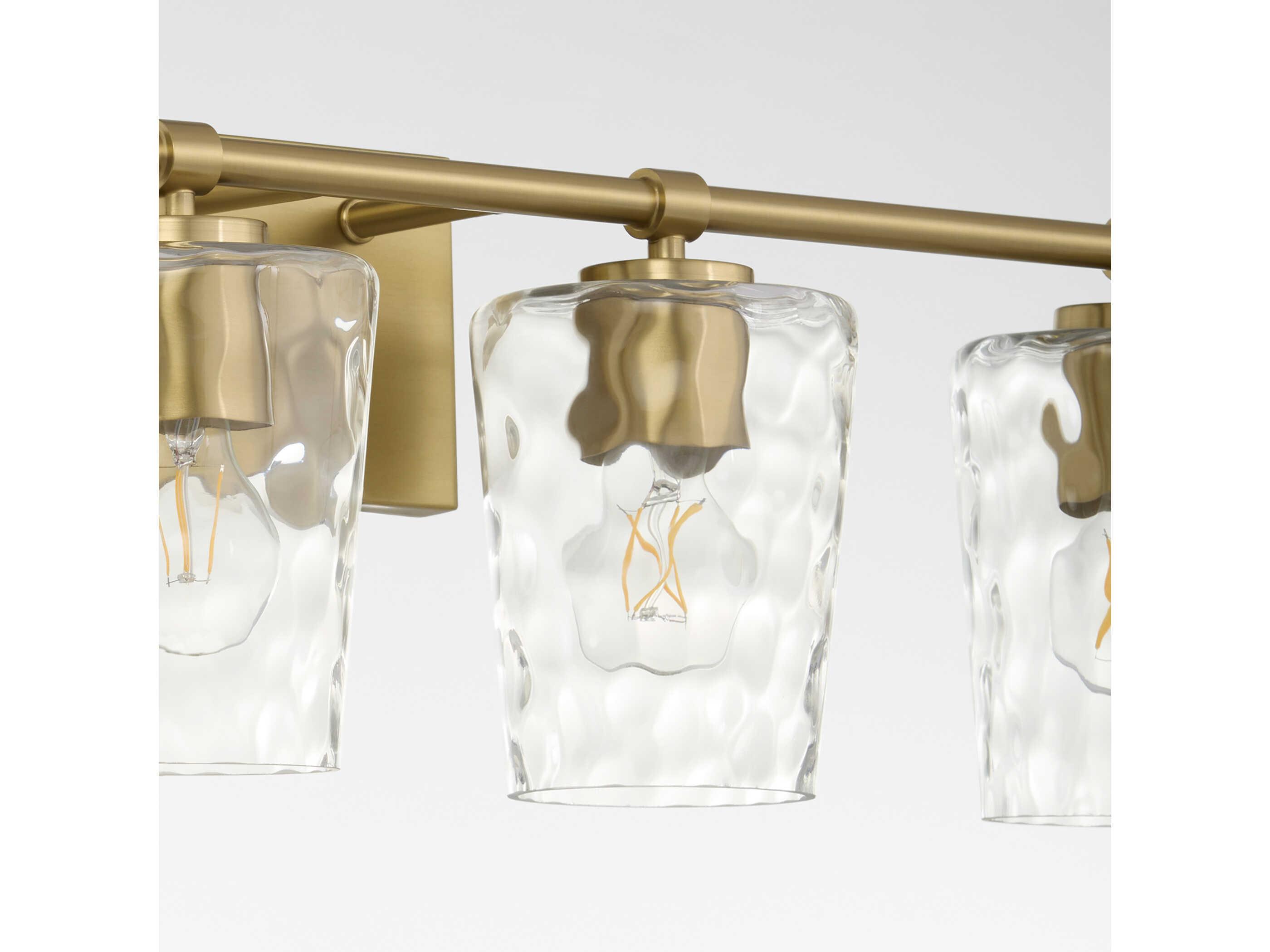 Quorum Goodwin 4-Light Satin Nickel Vanity Light