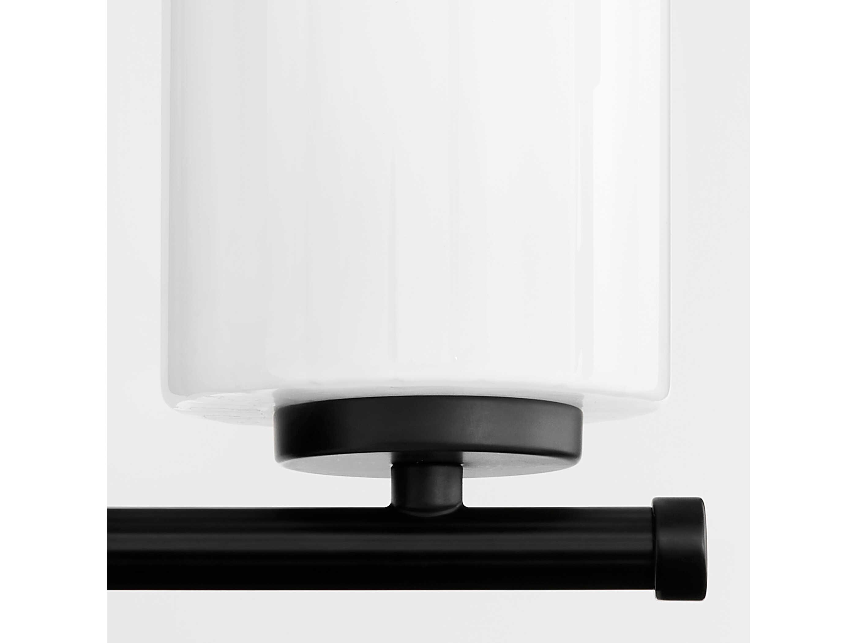 Quorum Belinder 1-Light Matte Black Wall Sconce