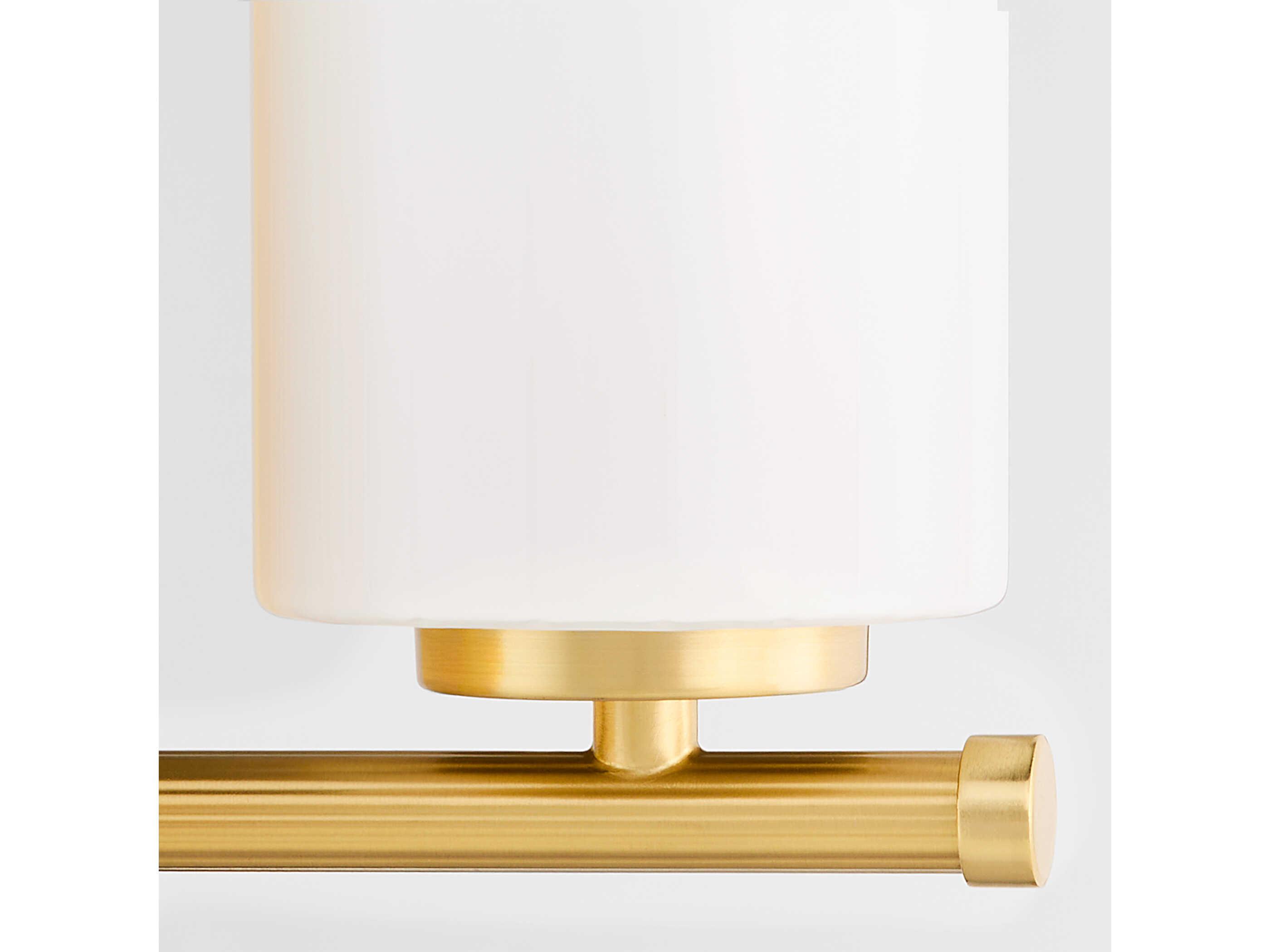 Quorum Belinder 1-Light Aged Brass Wall Sconce