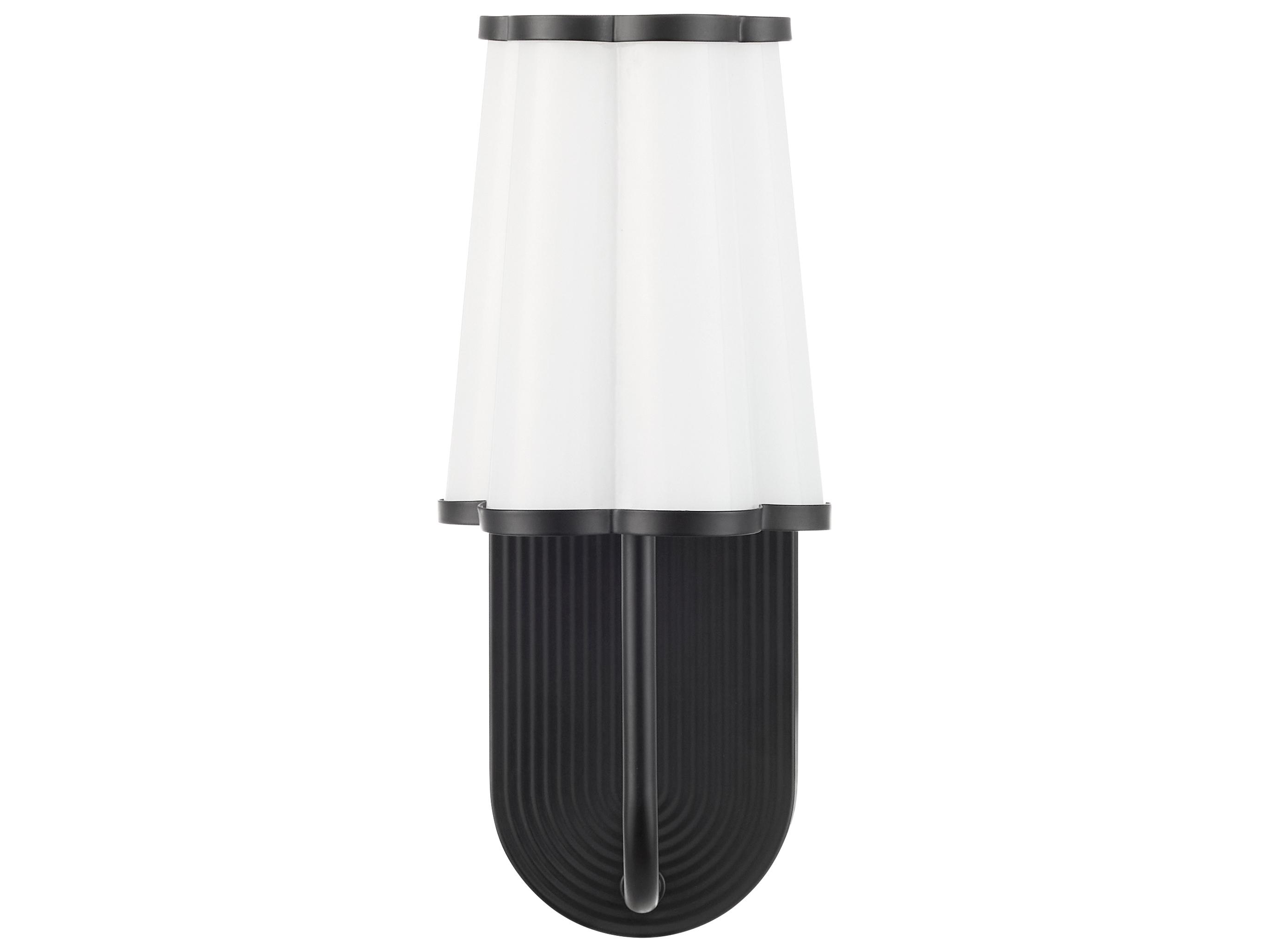 Quorum Belinder Matte Black Wall Sconce