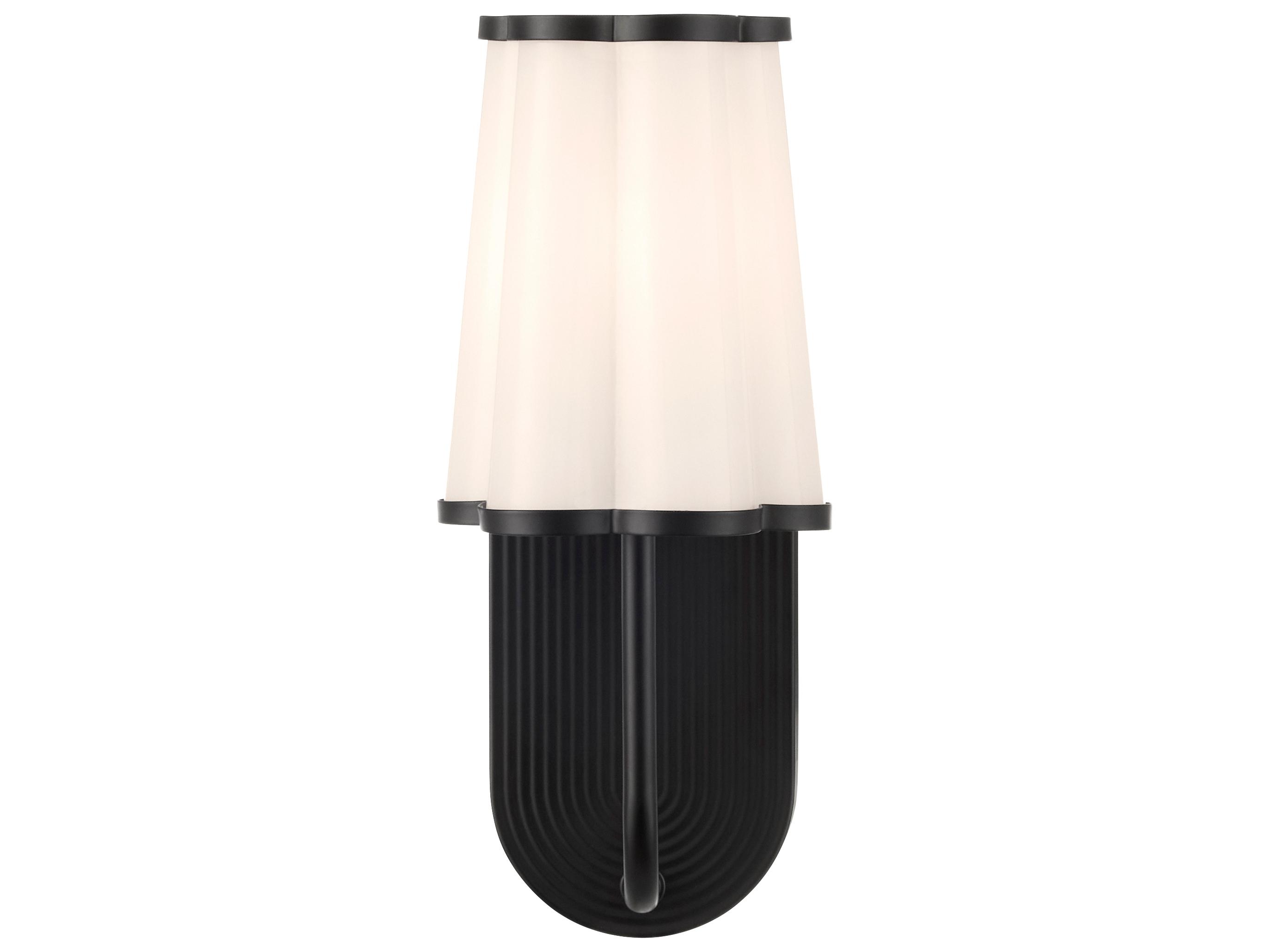 Quorum Belinder Matte Black Wall Sconce